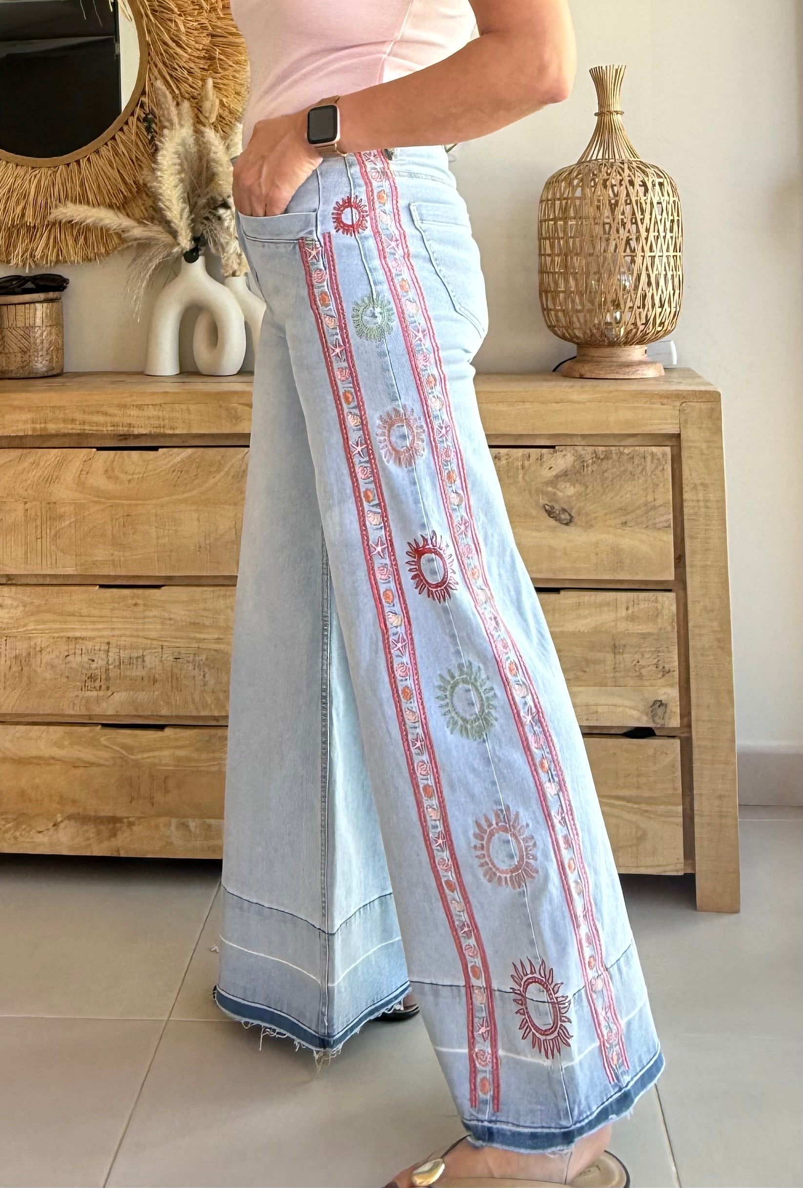 Tejano Boho Sun Bordado