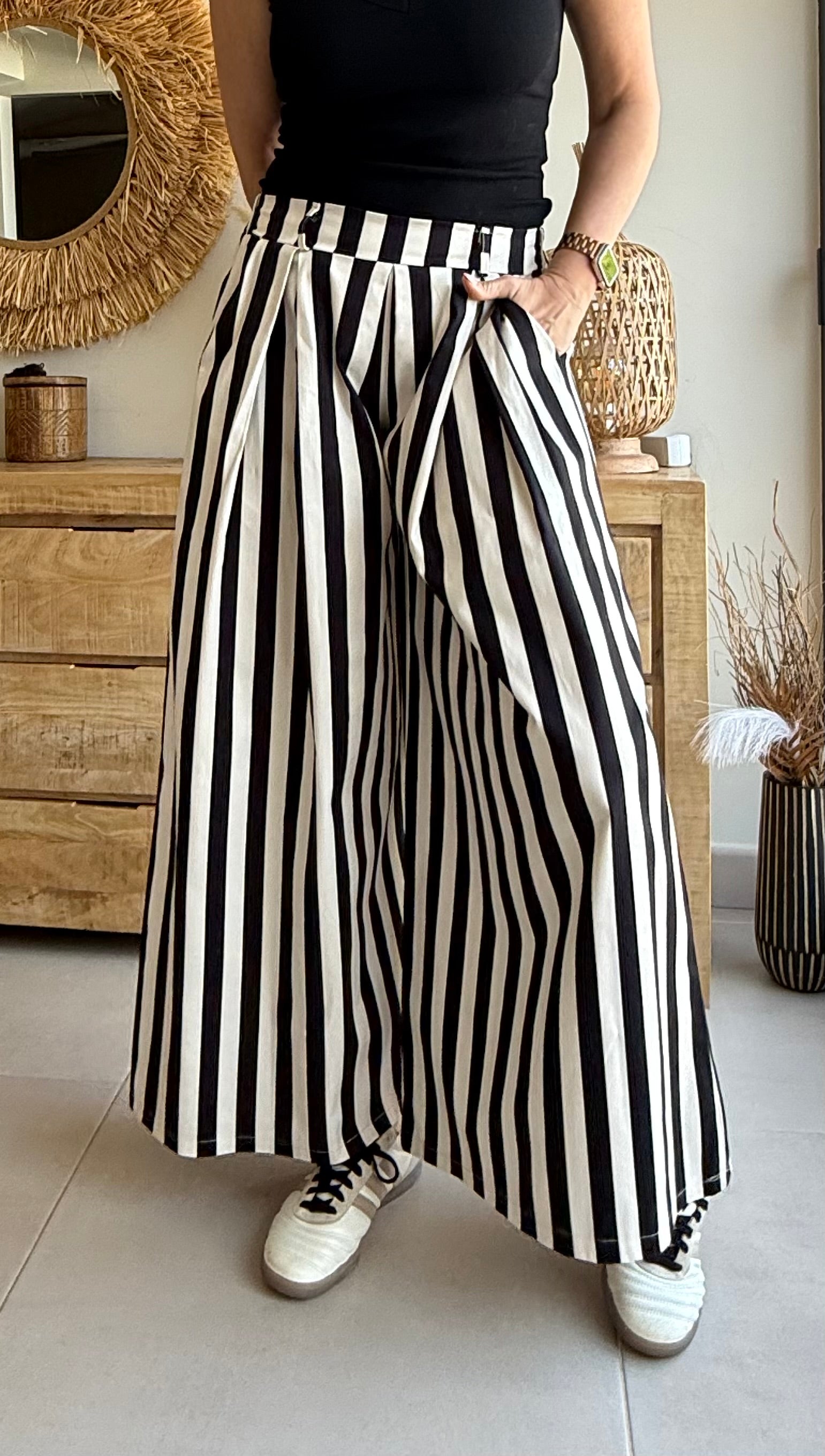 Pantalón Palazzo Rayas Chic