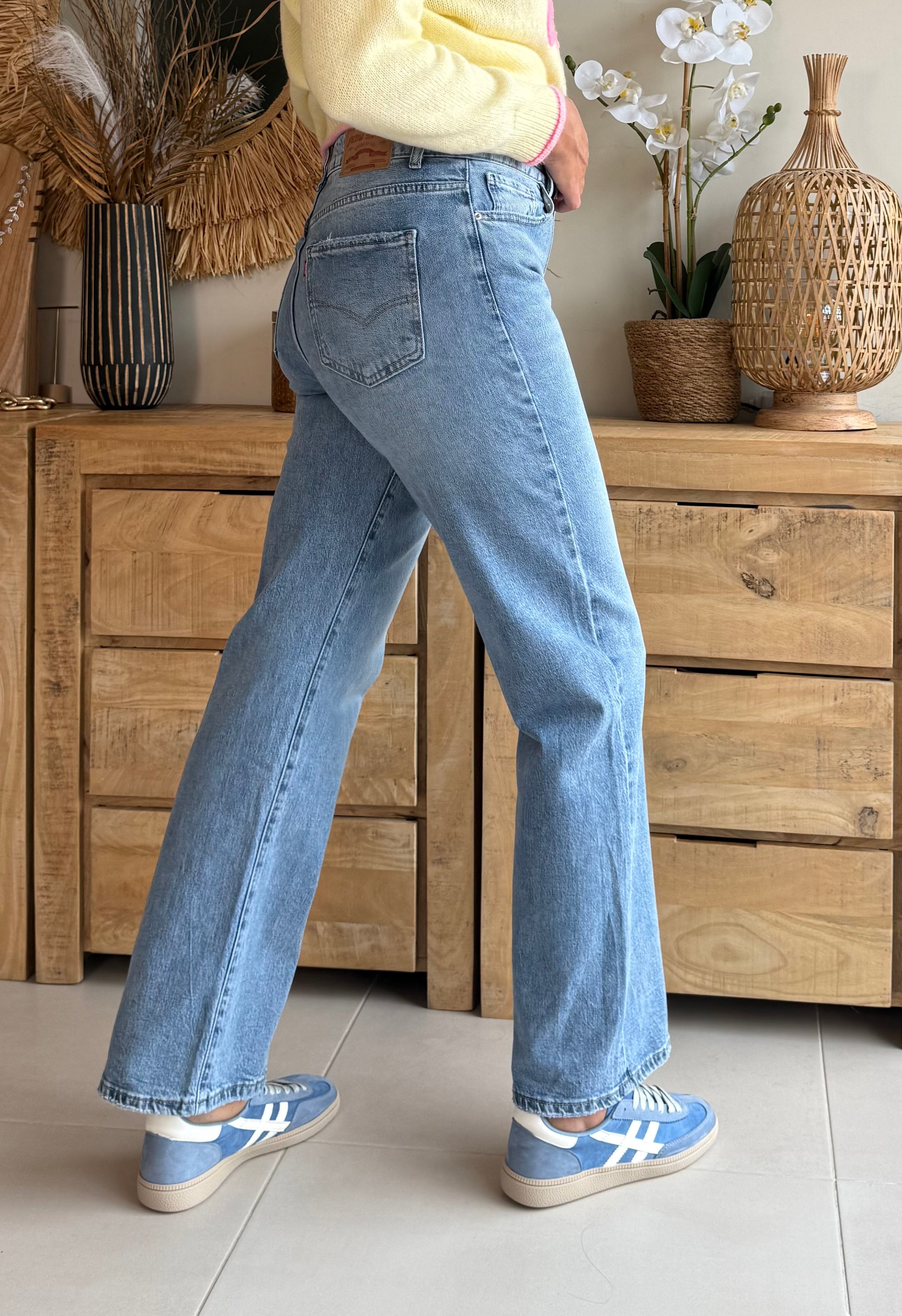 Jean Straight Soft Blue