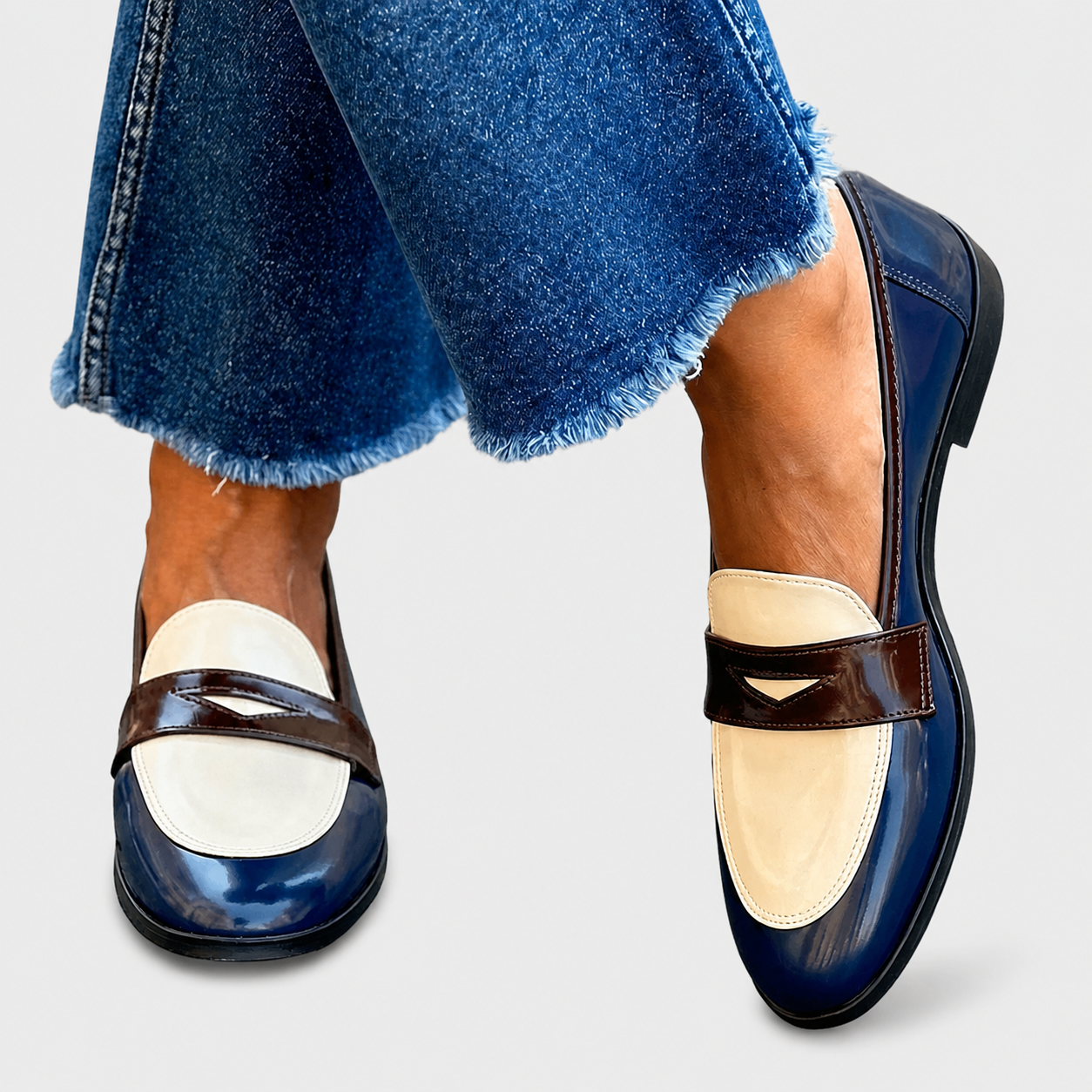 CECILIA™ | MOCASINES EN CONTRASTE