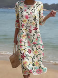 Vestido informal de mujer con estampado floral