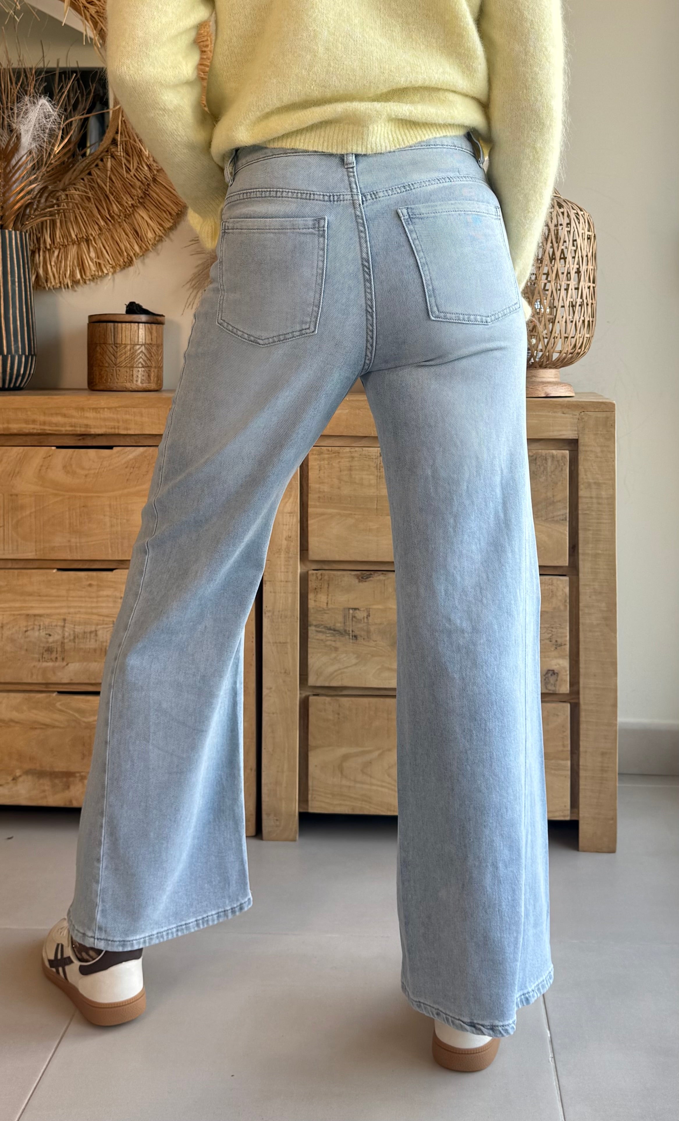 Jeans Flare Soft Blue