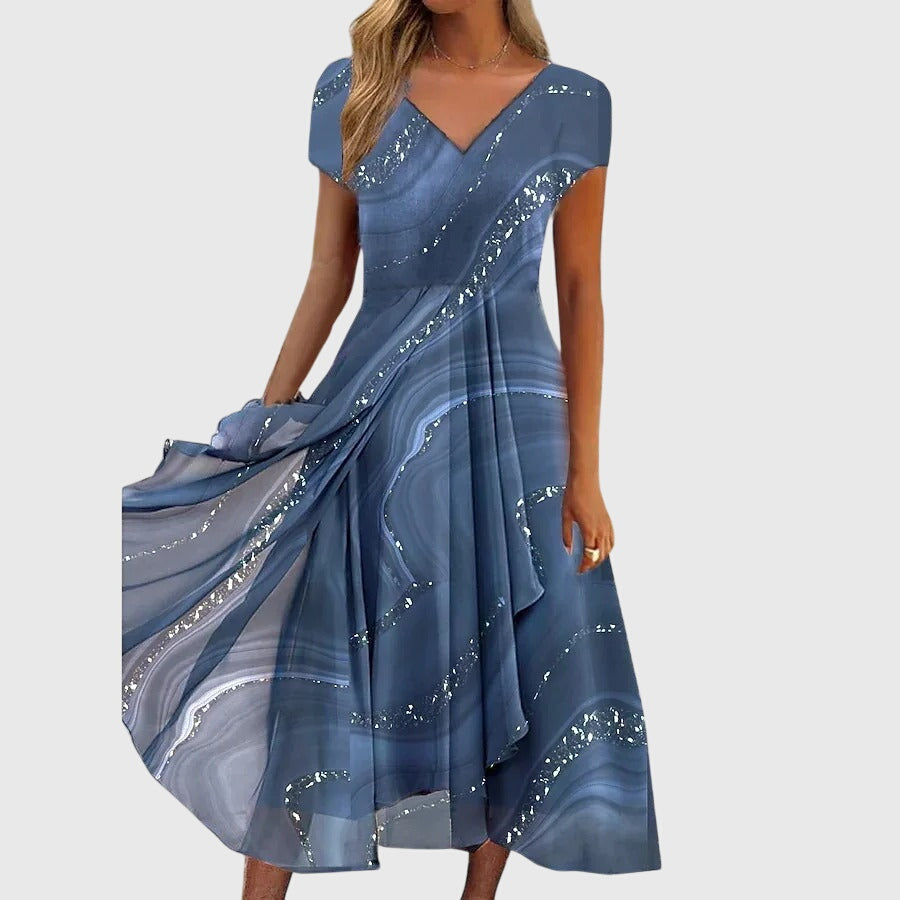 BEATRIZ | FLIESSENDES MIDI-KLEID