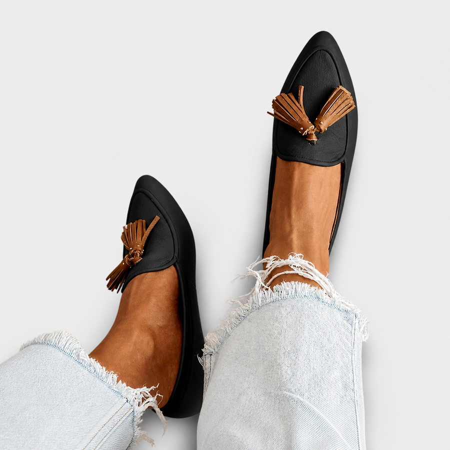 ESTHER™  |  MODERNE MOKASSINS MIT FRANSE