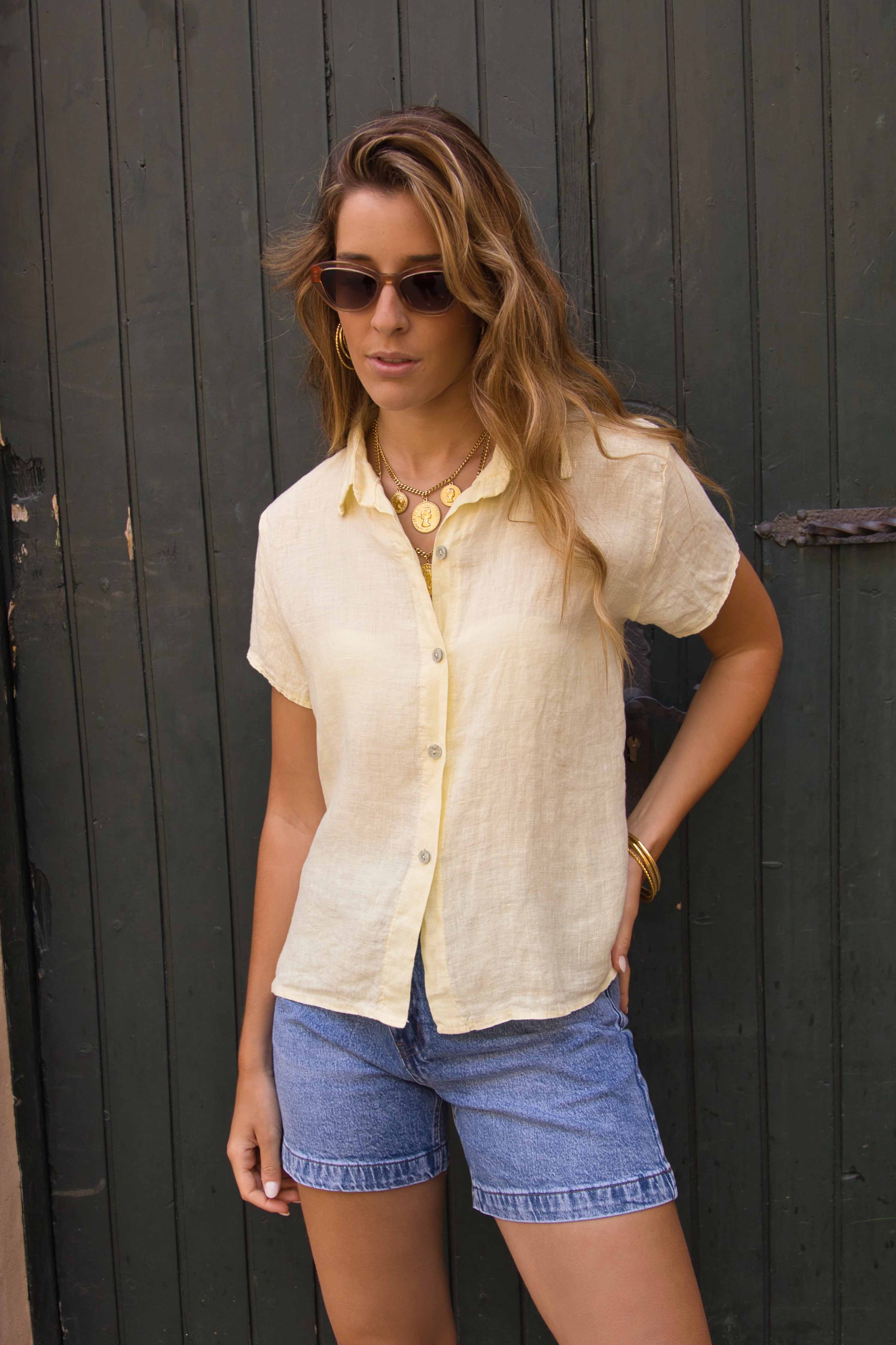 Camisa Lino Capri