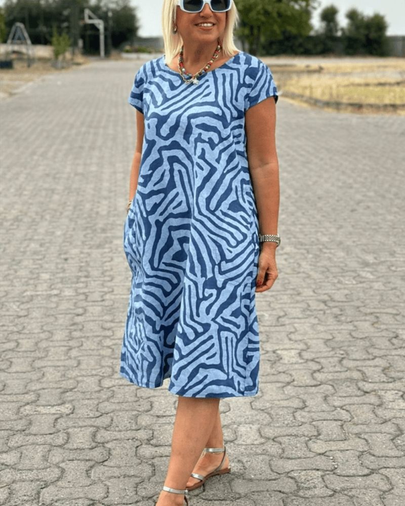 ALMA™ | RUNDHALS-KLEID