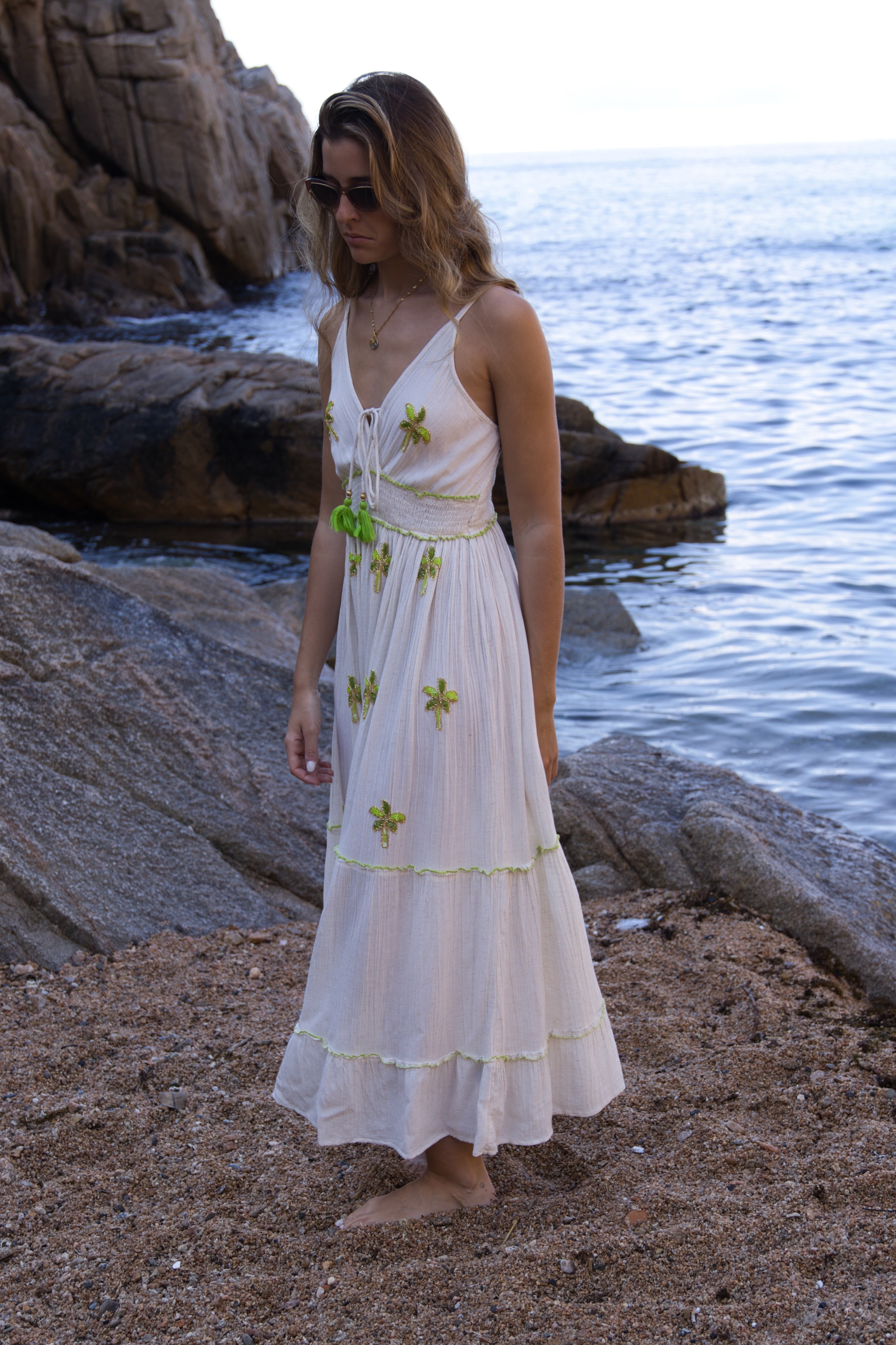 Langes Palm Beach Kleid