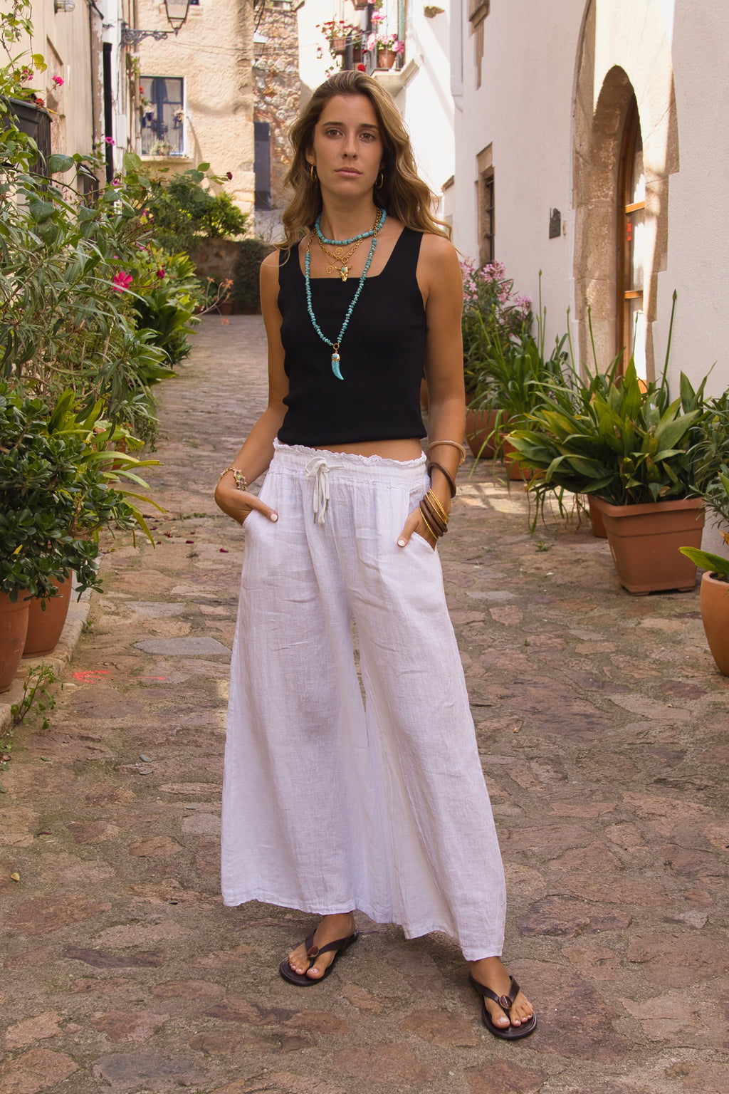 Pantalón Maxi Lino