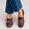 MELANI™ | MOCASINES A CUADROS