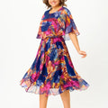 BÁRBARA | VESTIDO CÓMODO DE GASA TALLA GRANDE