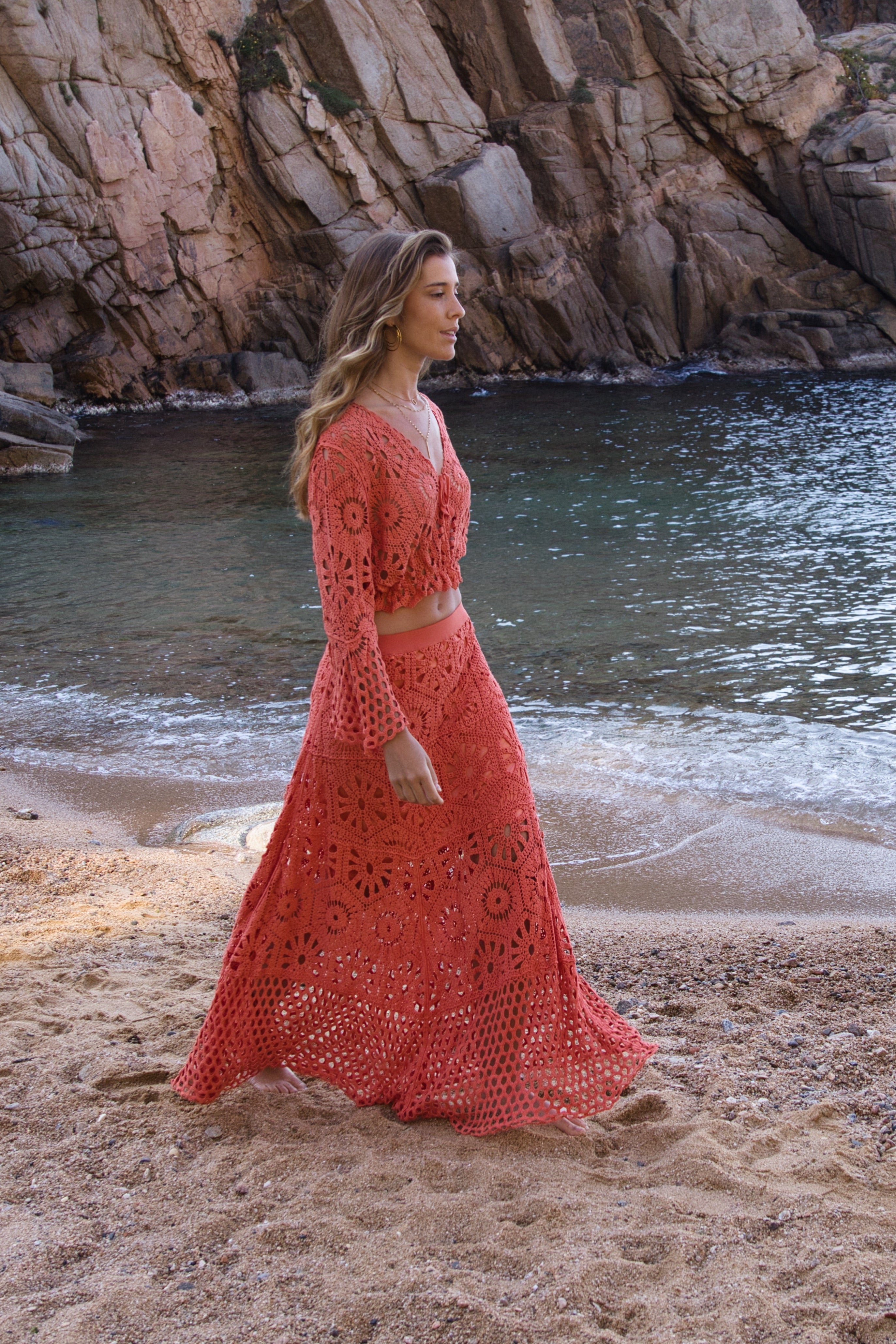 Top Crochet Boho Calado