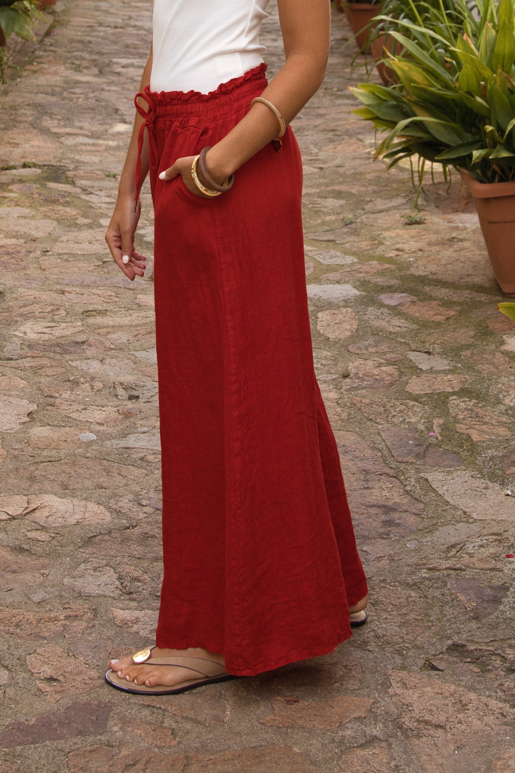 Pantalón Maxi Lino