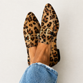 GIA™ | MOCASINES ELEGANTES CON ESTAMPADO DE LEOPARDO