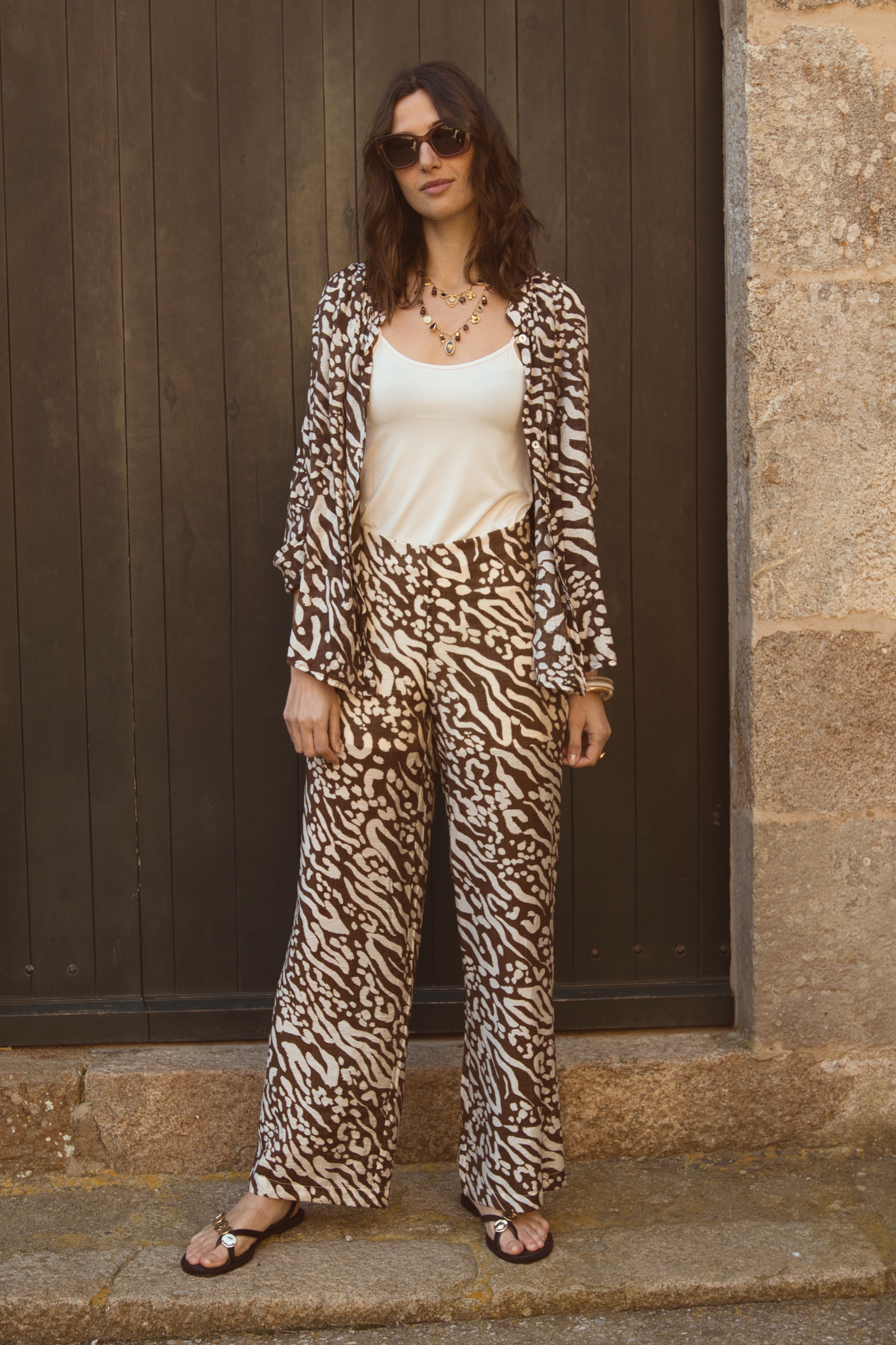 Blusa Safari Fluida