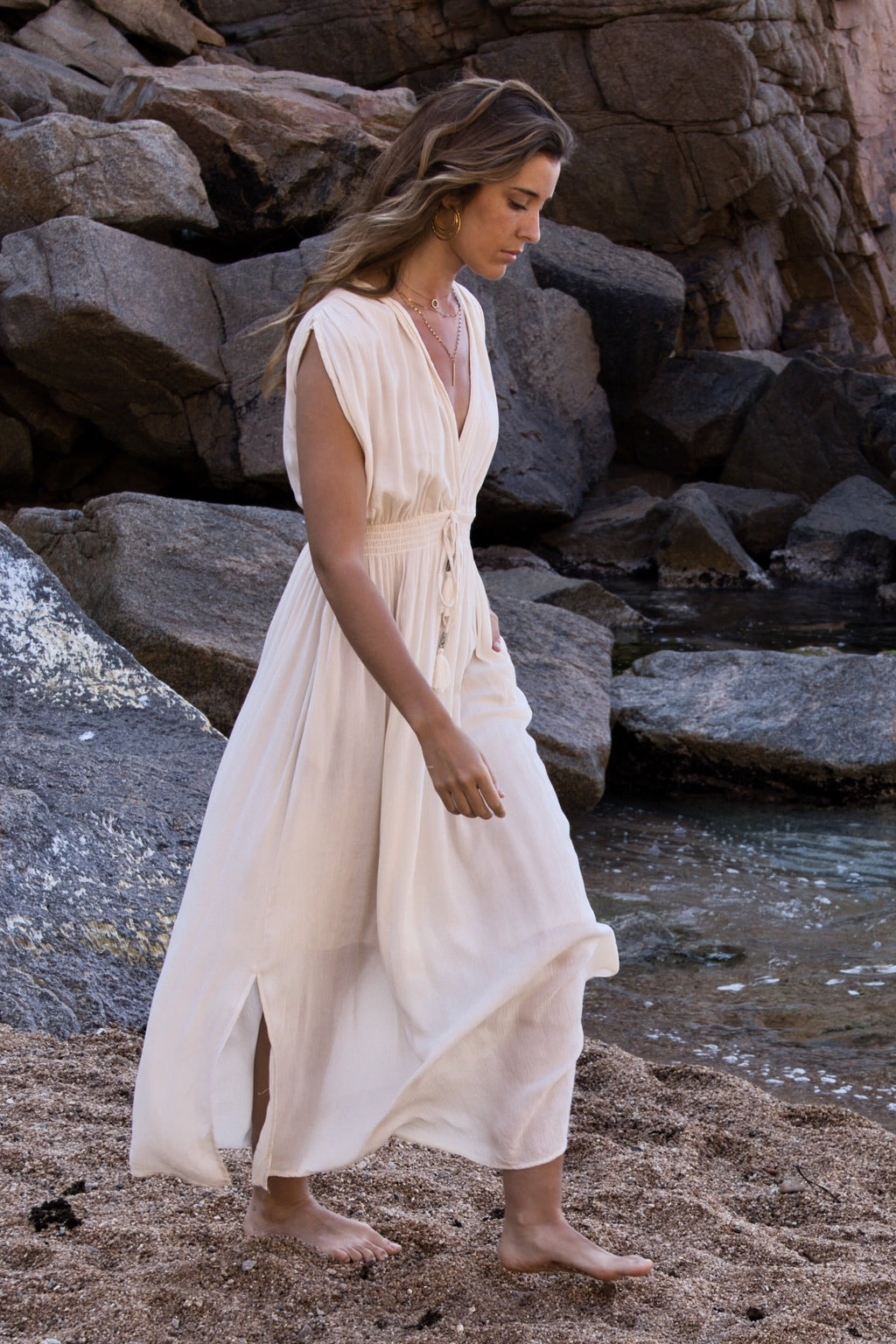 Natural Breeze Flowy Dress