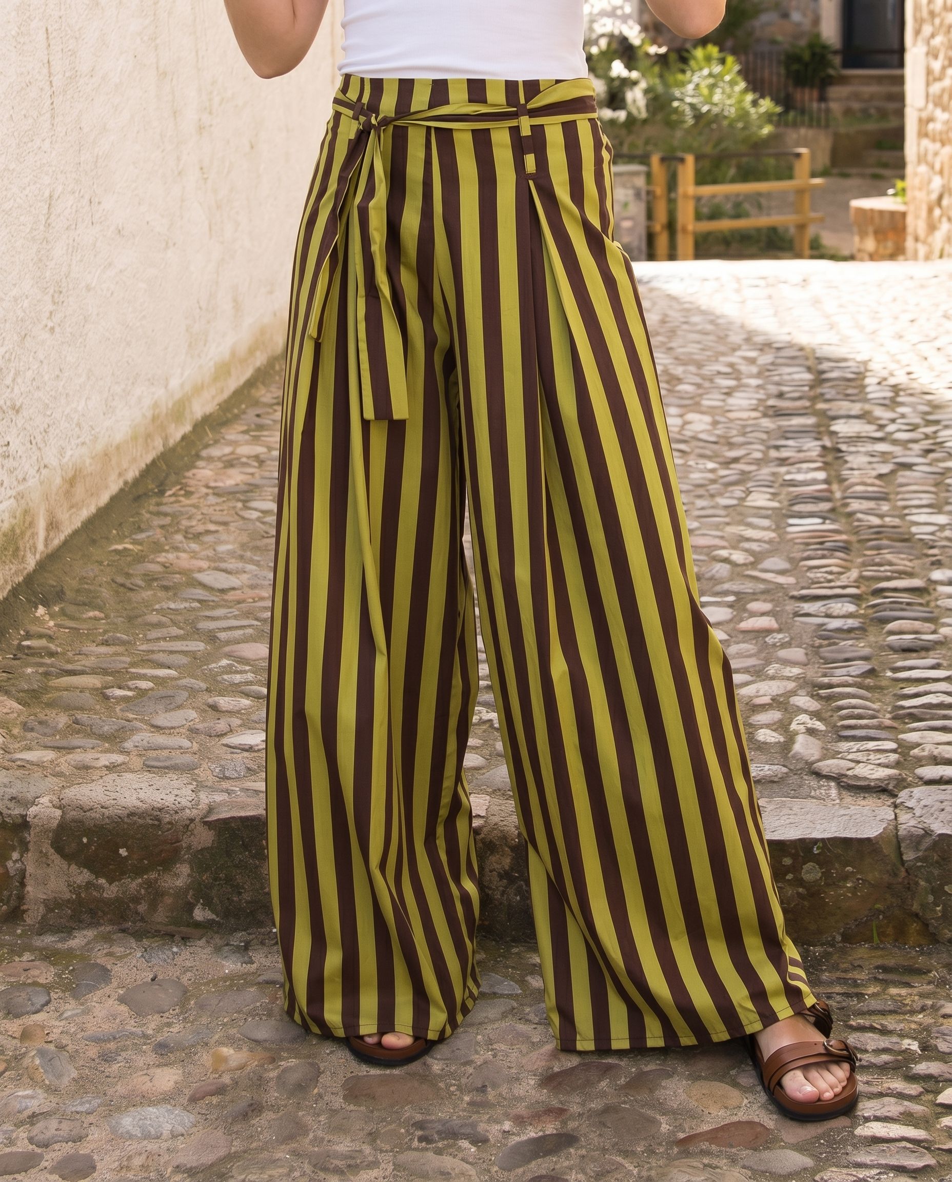 Pantalón Palazzo Rayas Costa