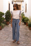 Pantalón Denim Rayas Mediterráneo