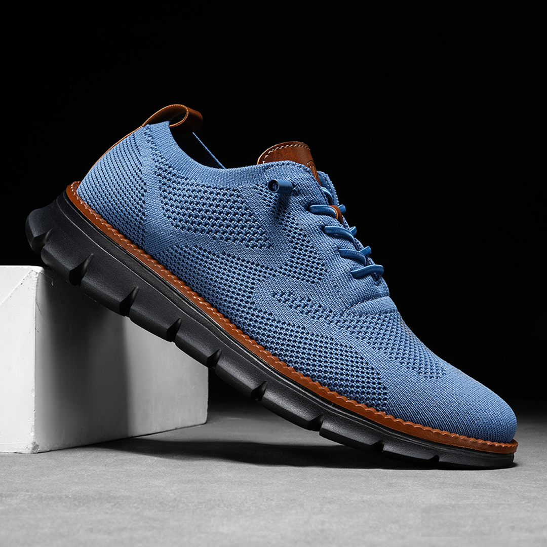 Atmungsaktive Ultracomfort-Schuhe: Blau-Schwarz