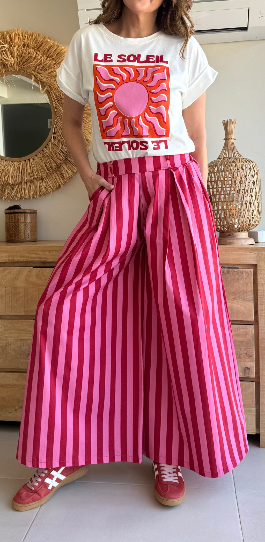 Pantalón Palazzo Rayas Chic
