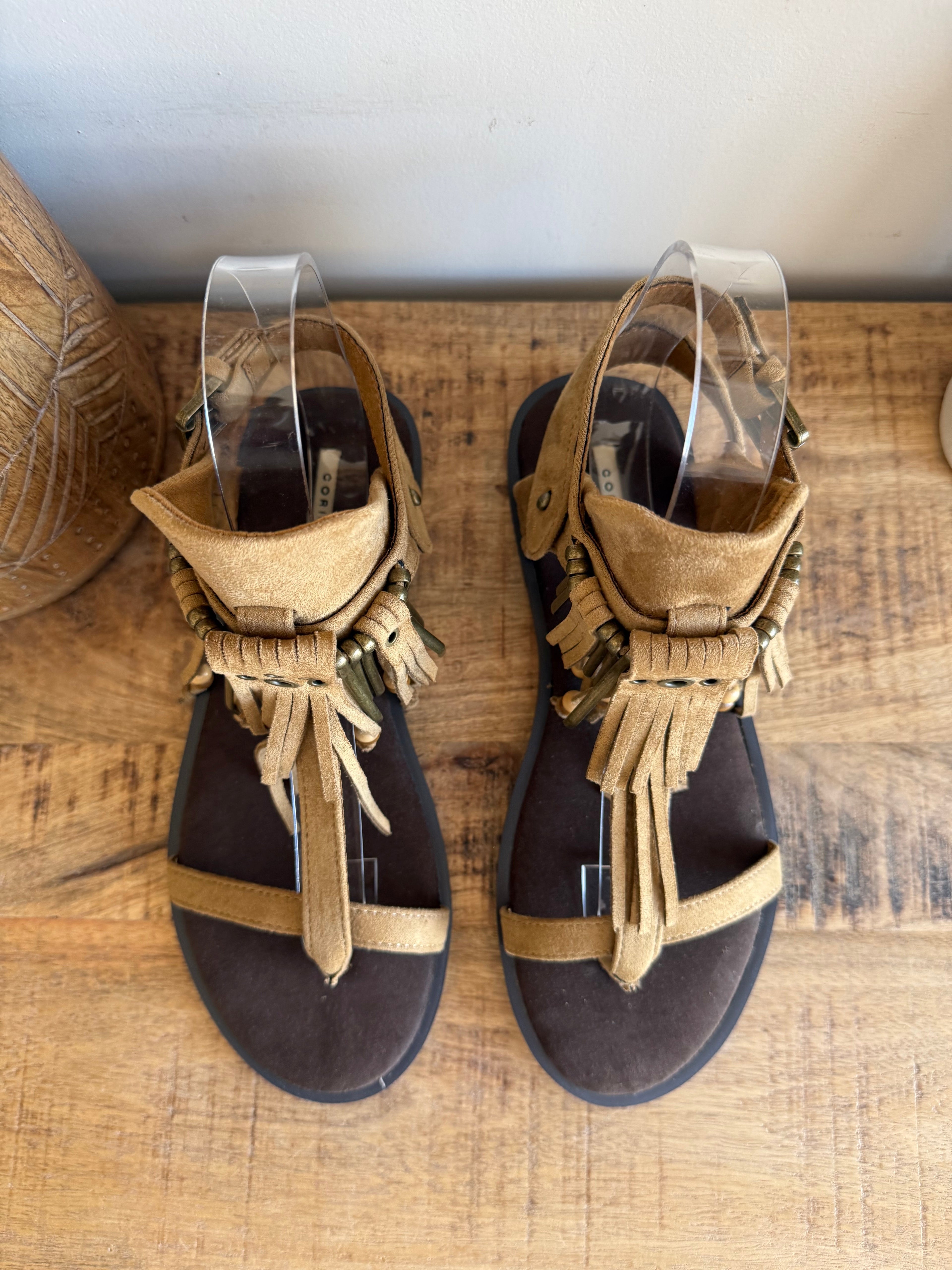 Sandalia Boho Fringe | Ante & Latón