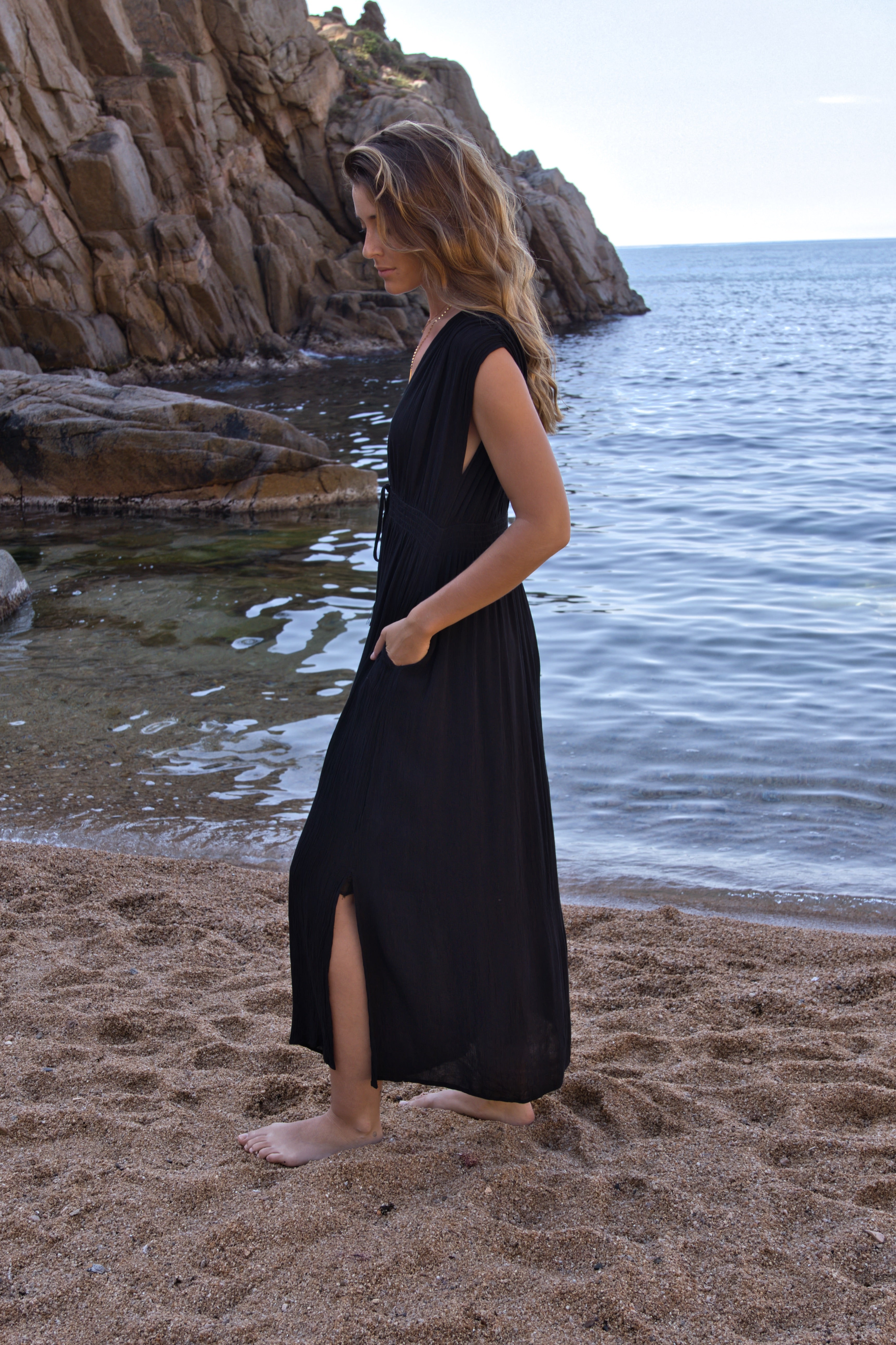Natural Breeze Flowy Dress