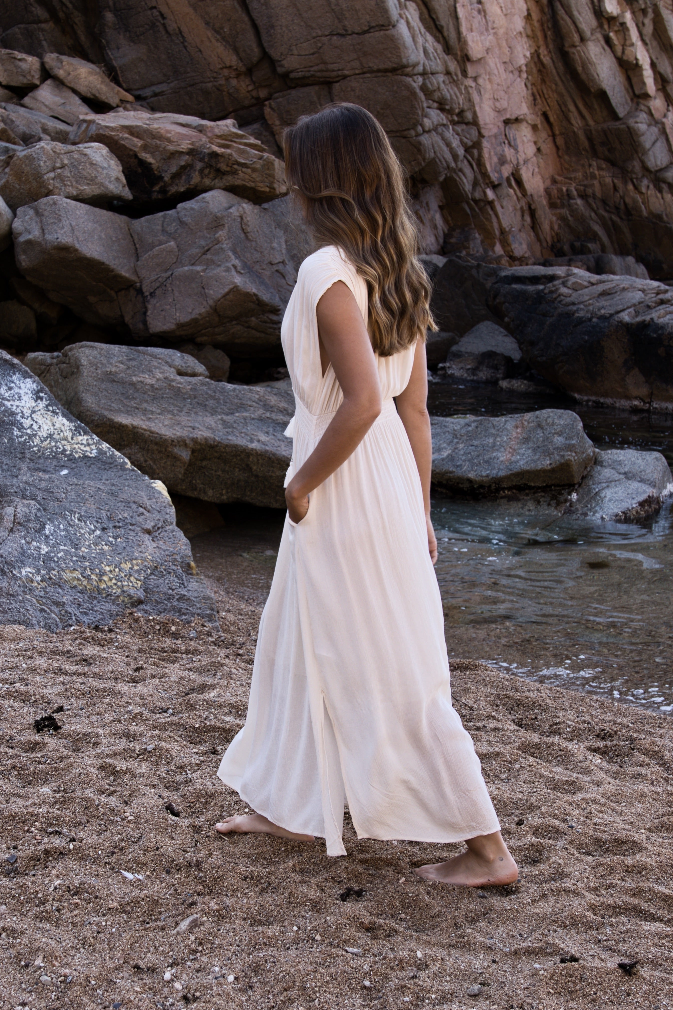 Fließendes Kleid Naturbrise