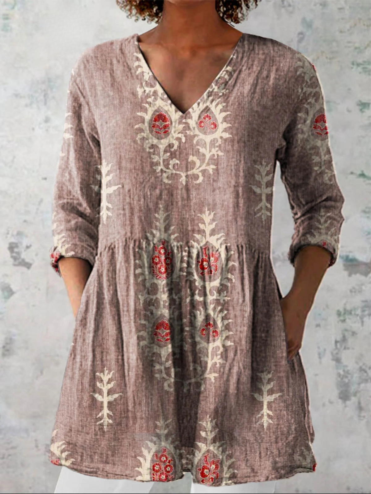 Lisa | Blusa larga con escote en V