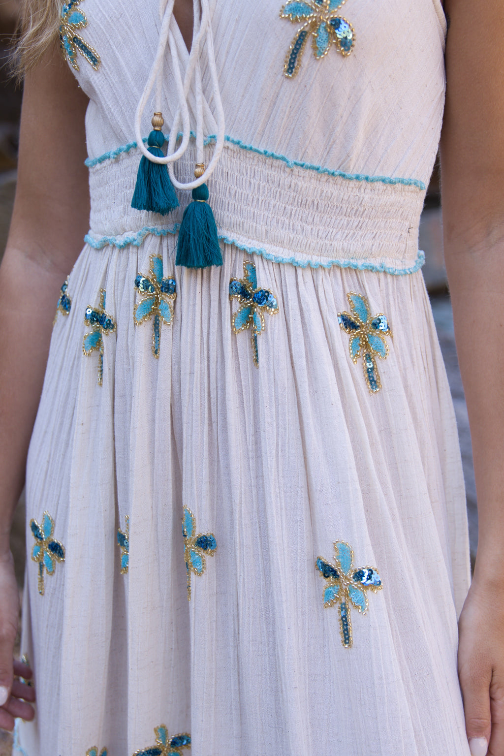 Langes Palm Beach Kleid