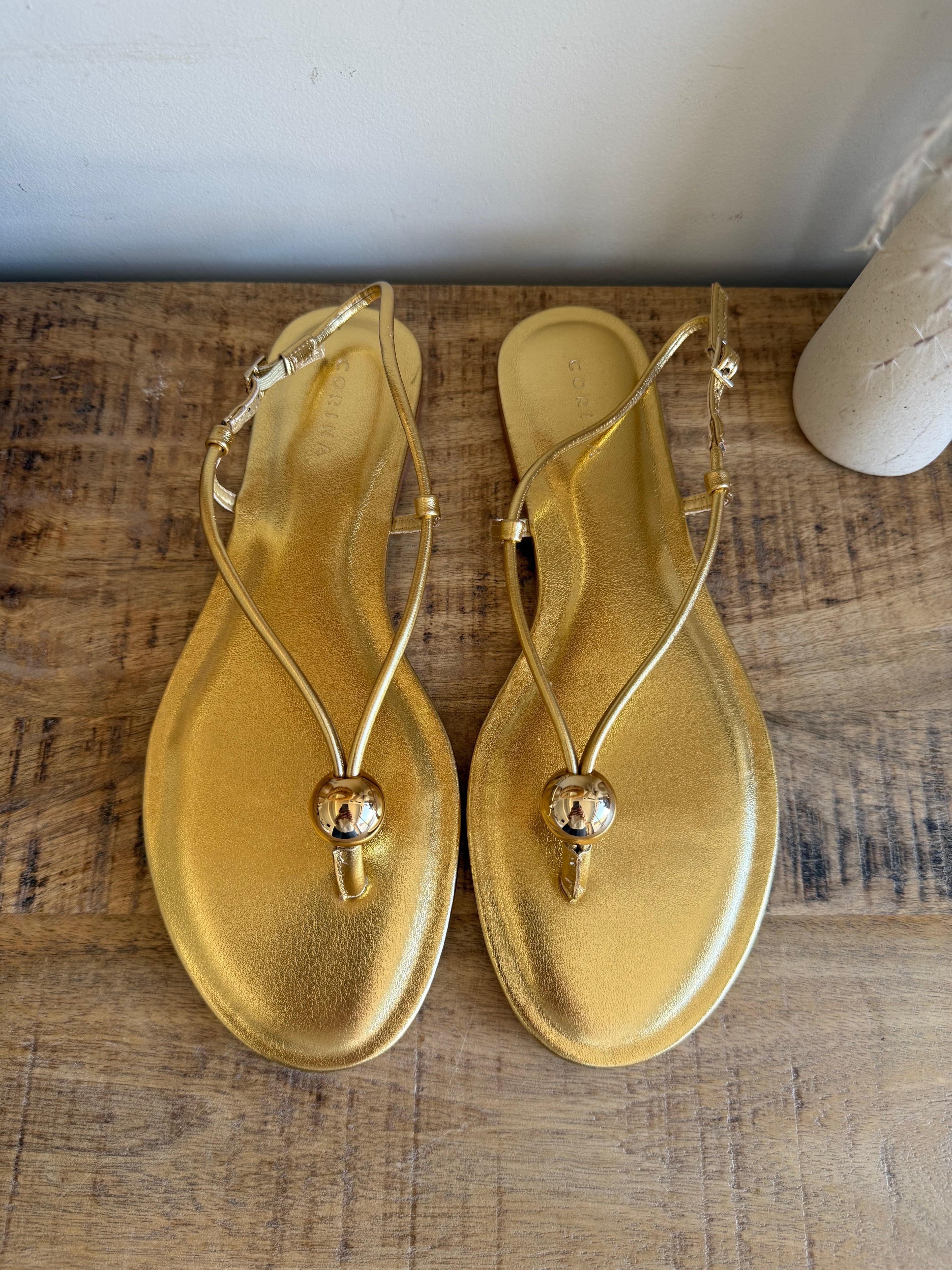 Sandale Ball Gold