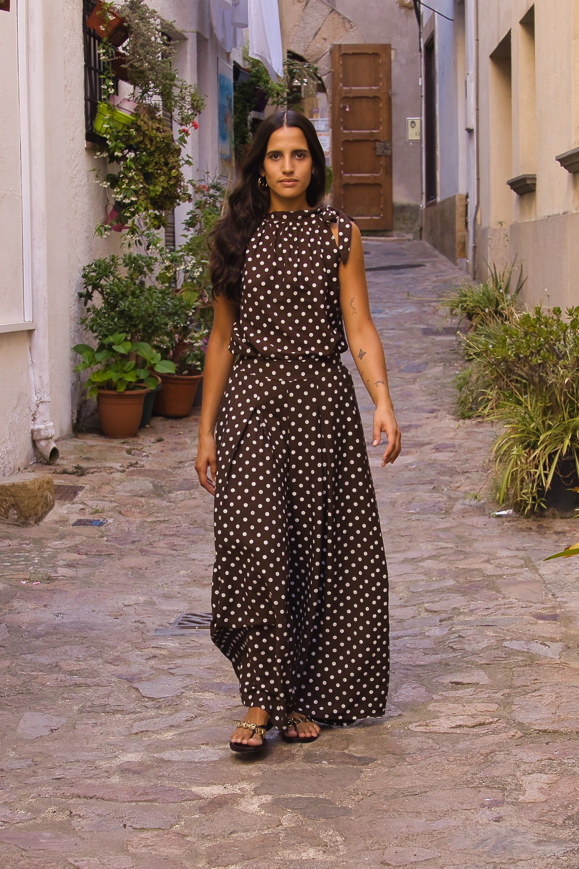 Pantalón topos Dolce