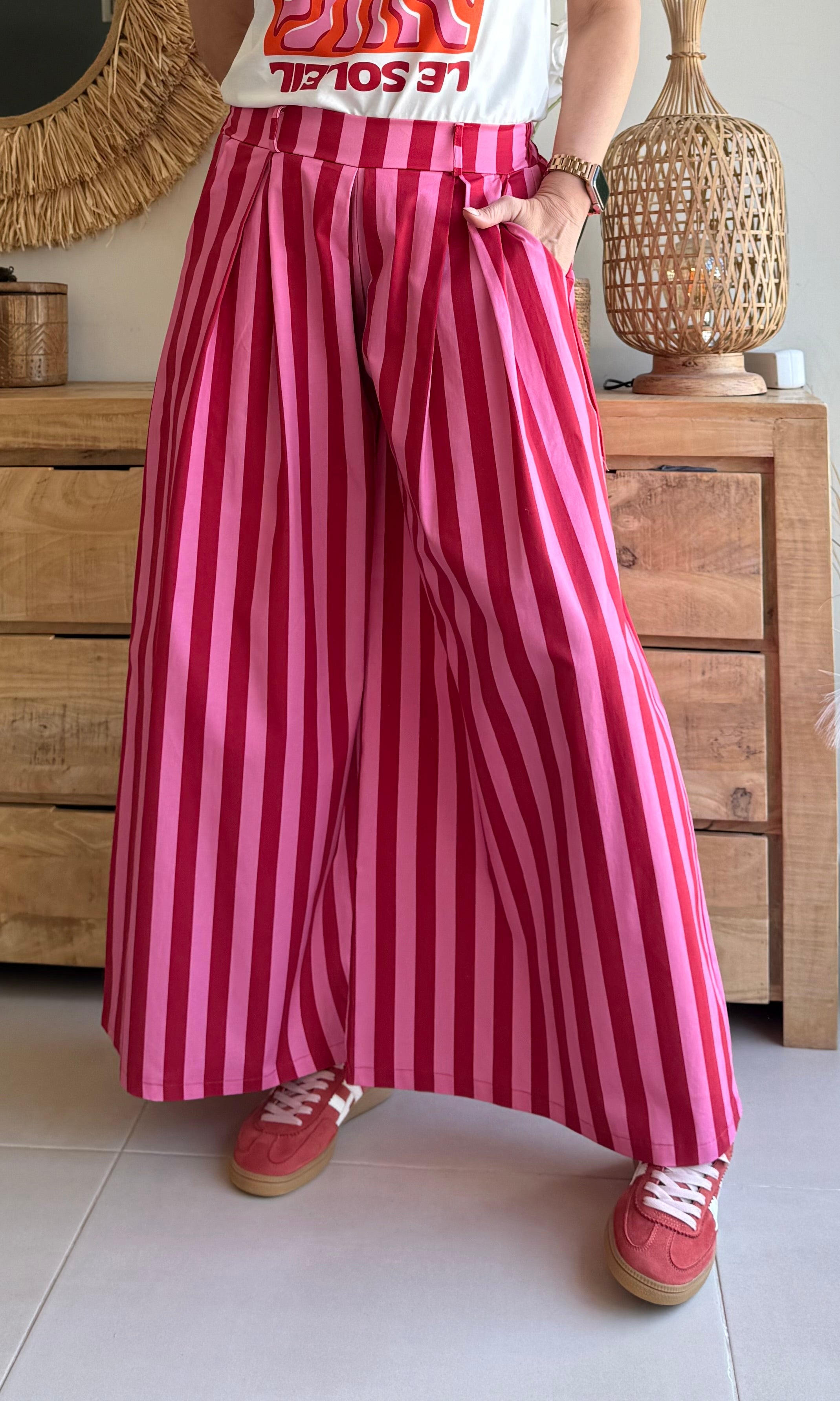 Pantalón Palazzo Rayas Chic