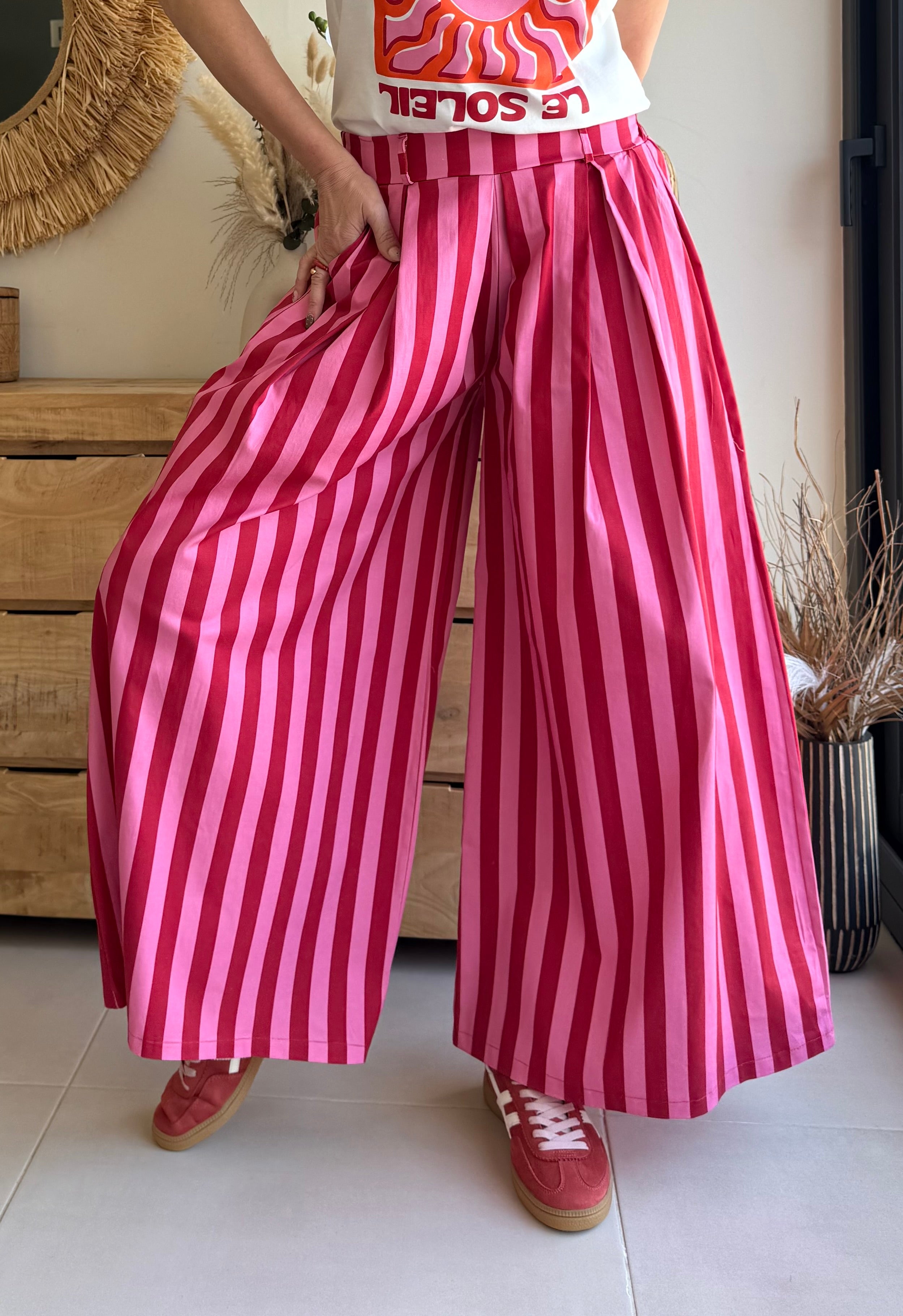 Pantalón Palazzo Rayas Chic