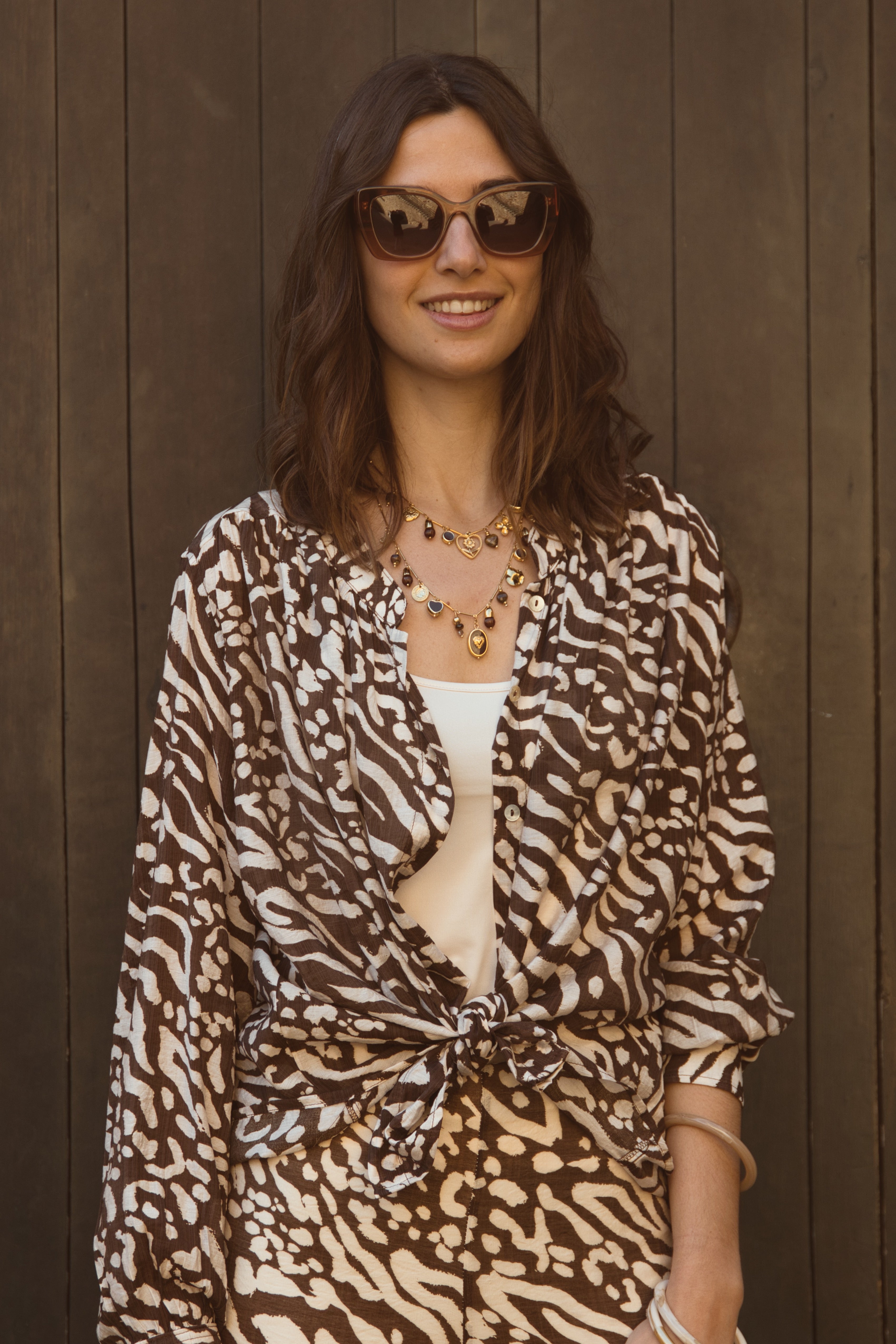 Blusa Safari Fluida