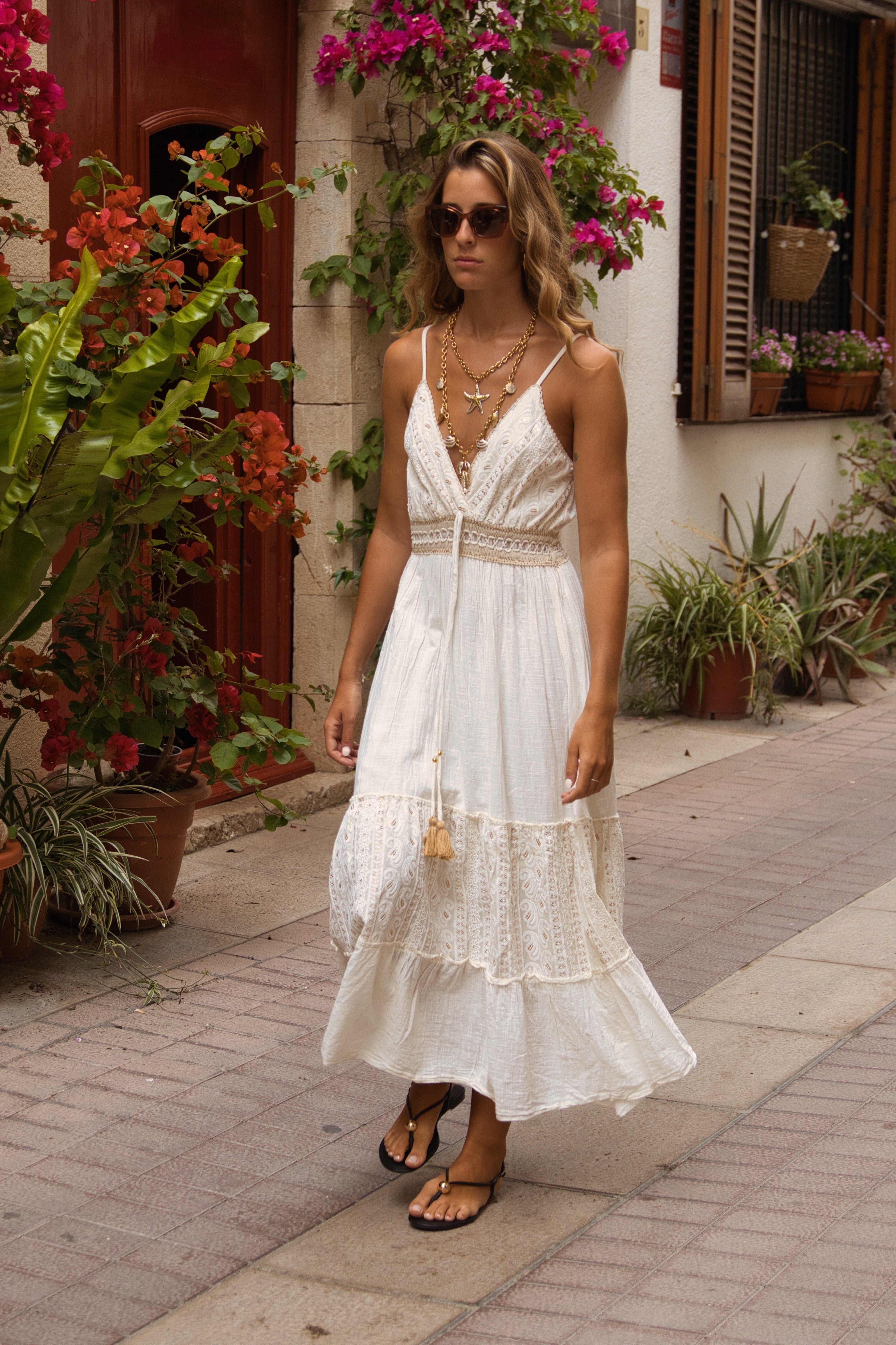 Boho-Romantik-Kleid
