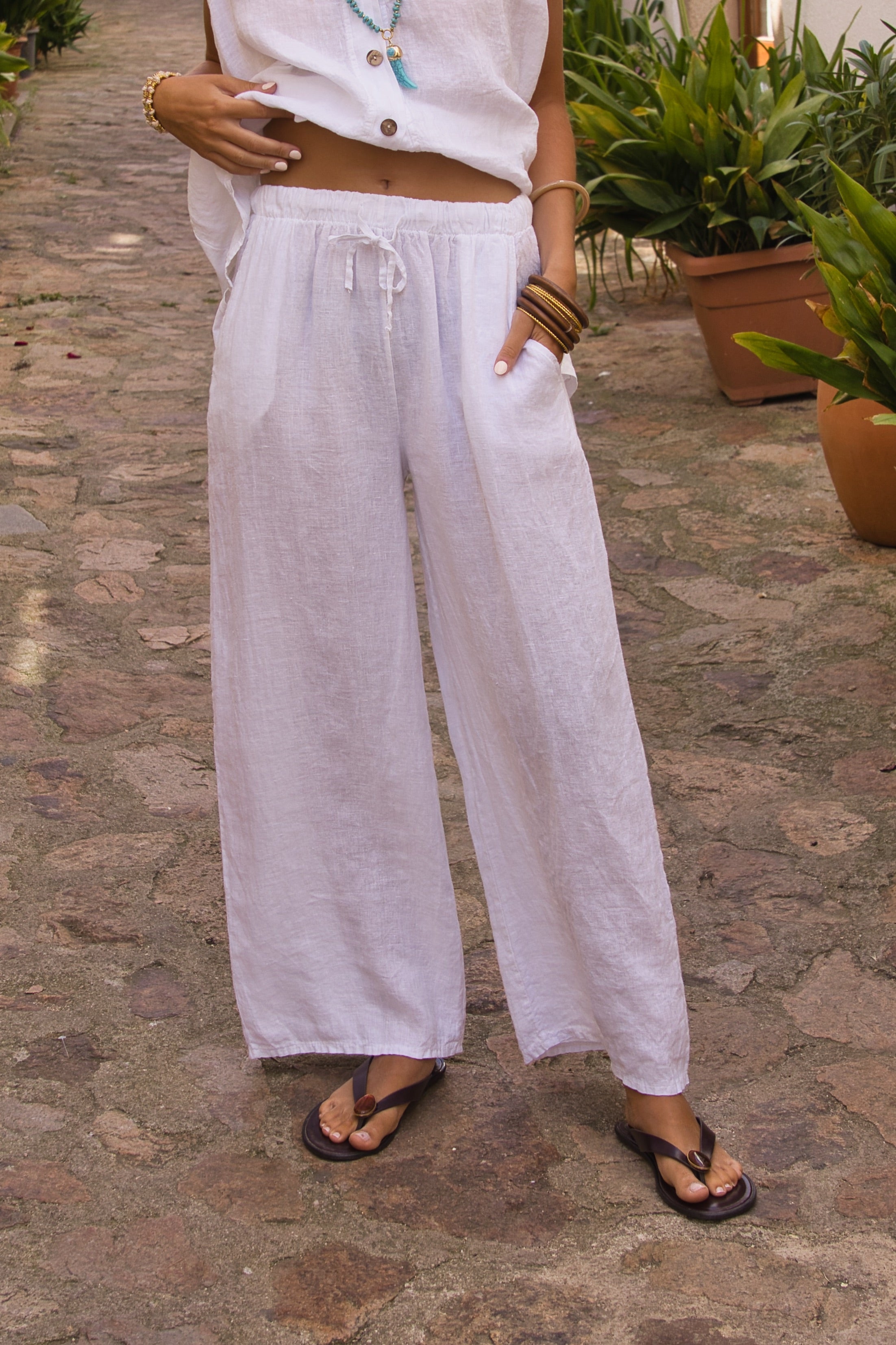 Pantalón Lino Cala
