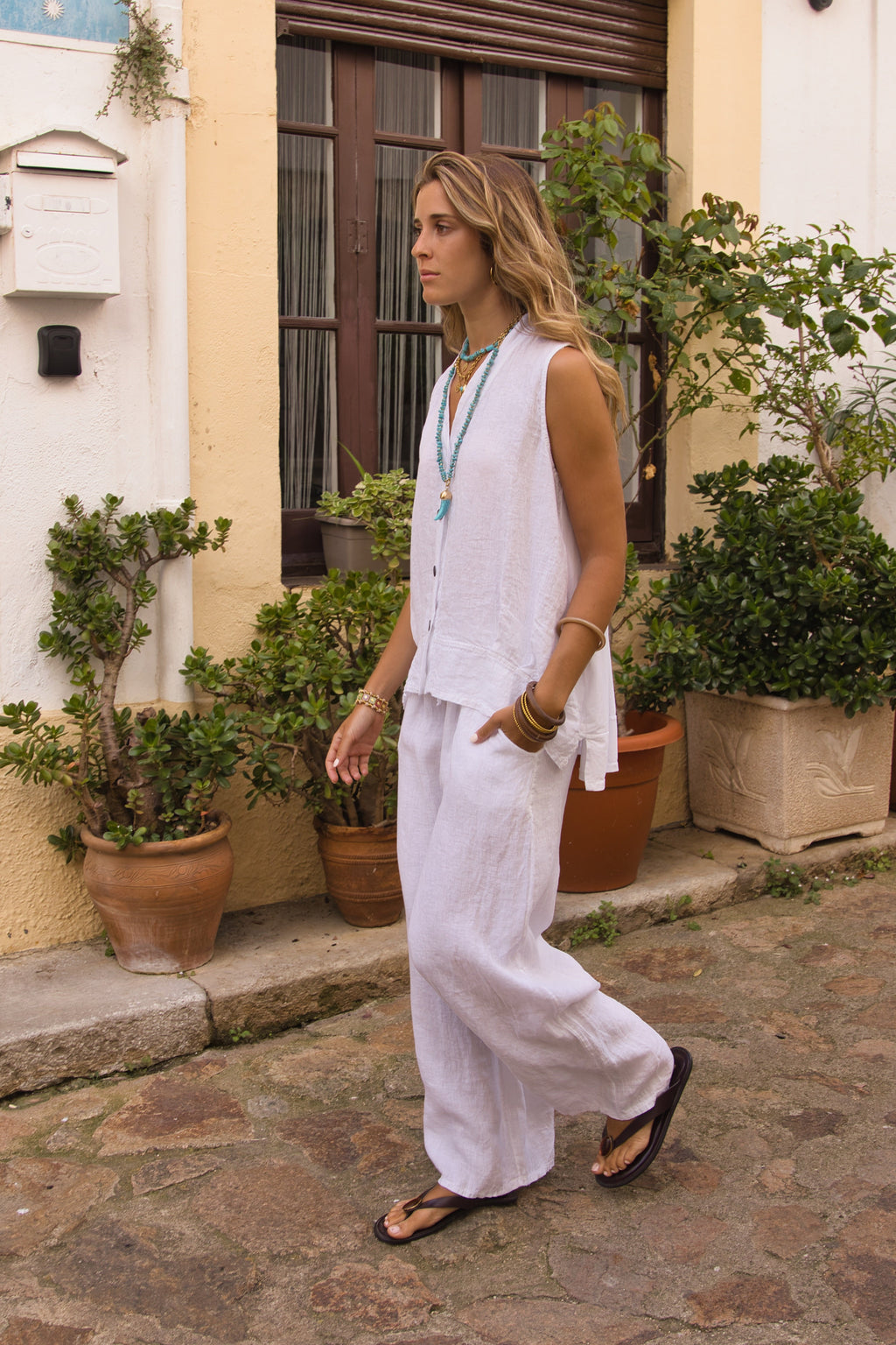 Pantalón Lino Cala