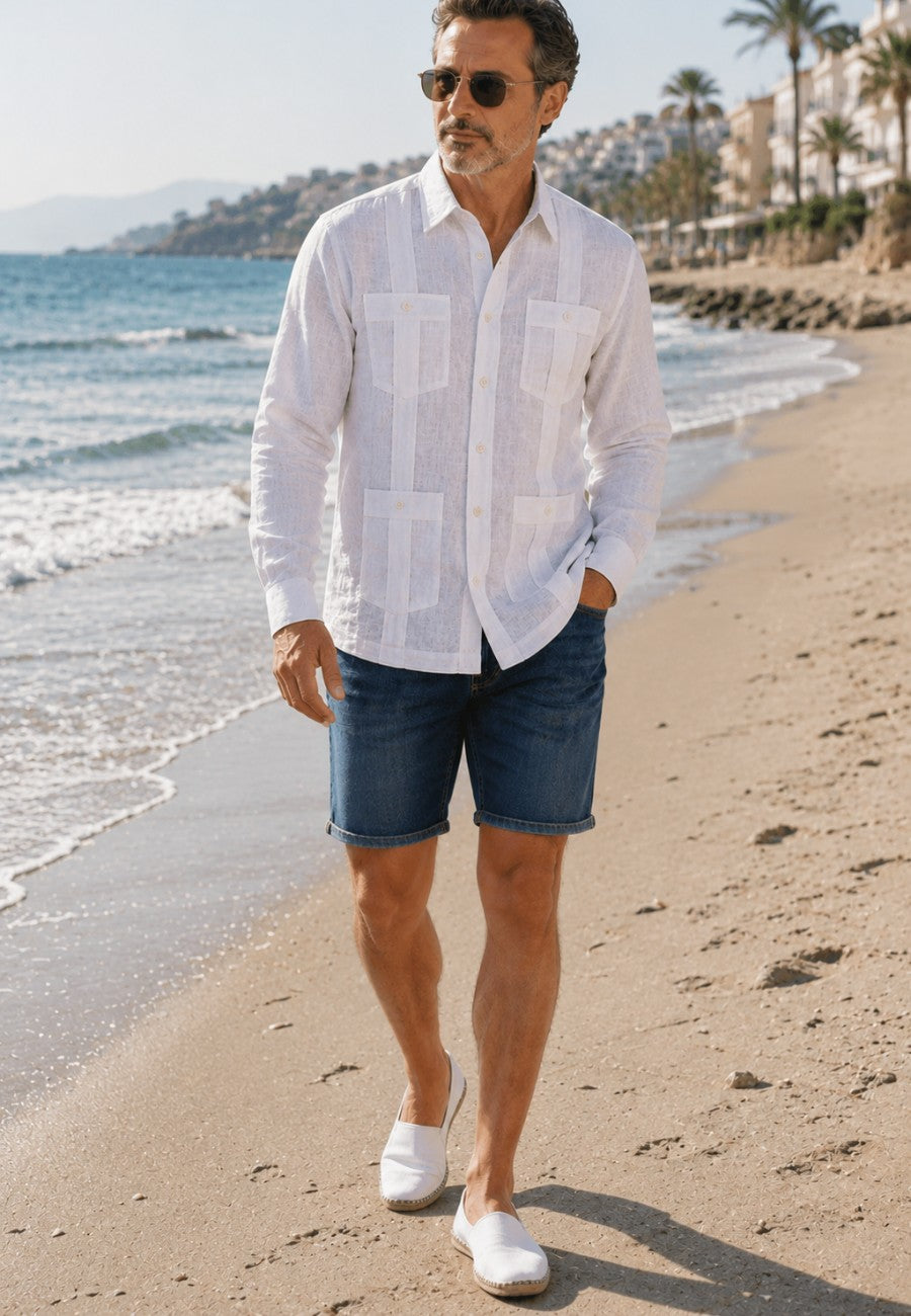 Espadrillas basse in iuta di colore bianco