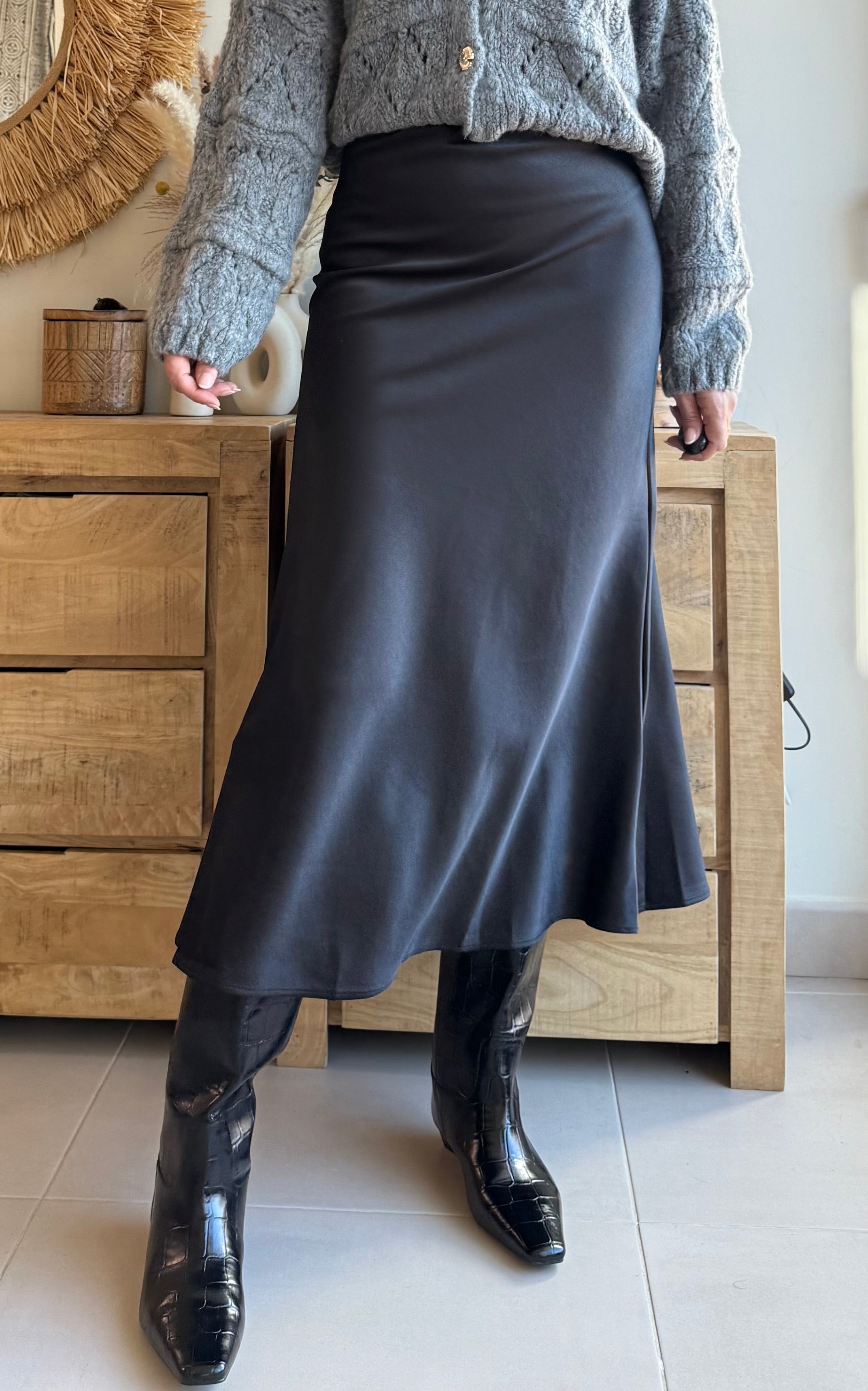 Falda Satinada Winter Fit