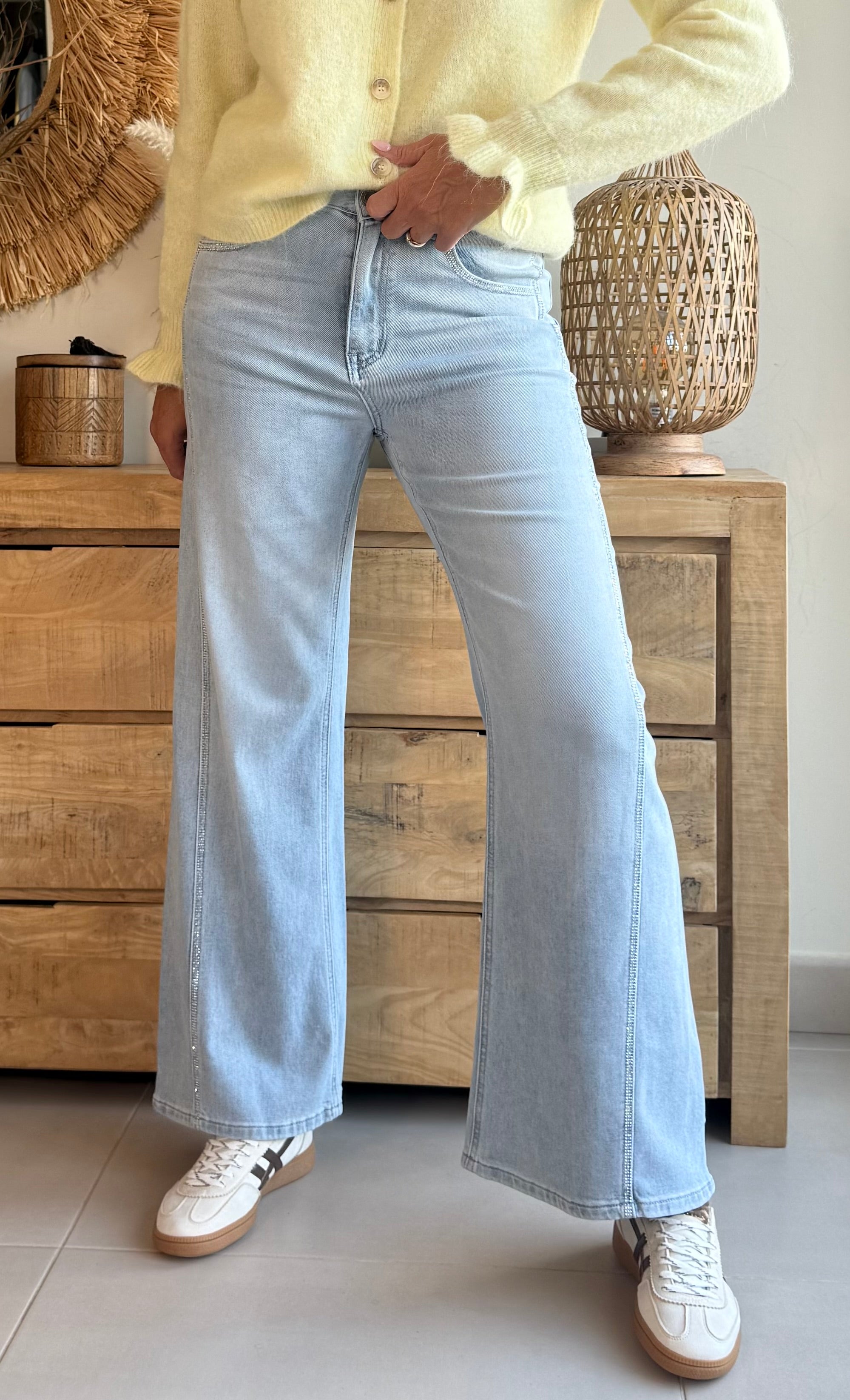 Jeans Flare Soft Blue