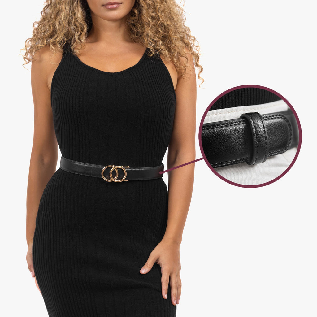 CINTURON MODERNO | NEGRO