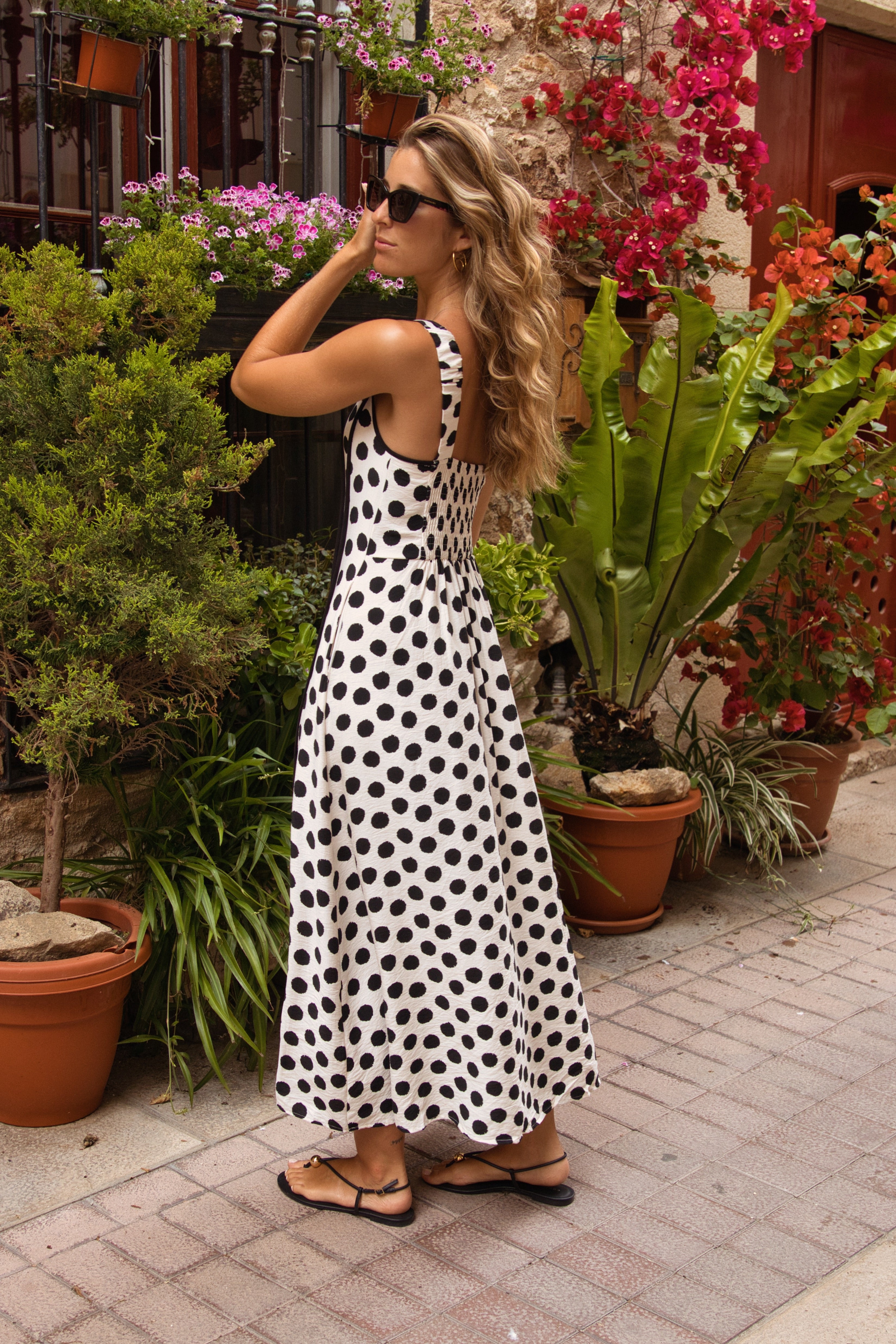 Kleid Tossa mit Tupfen