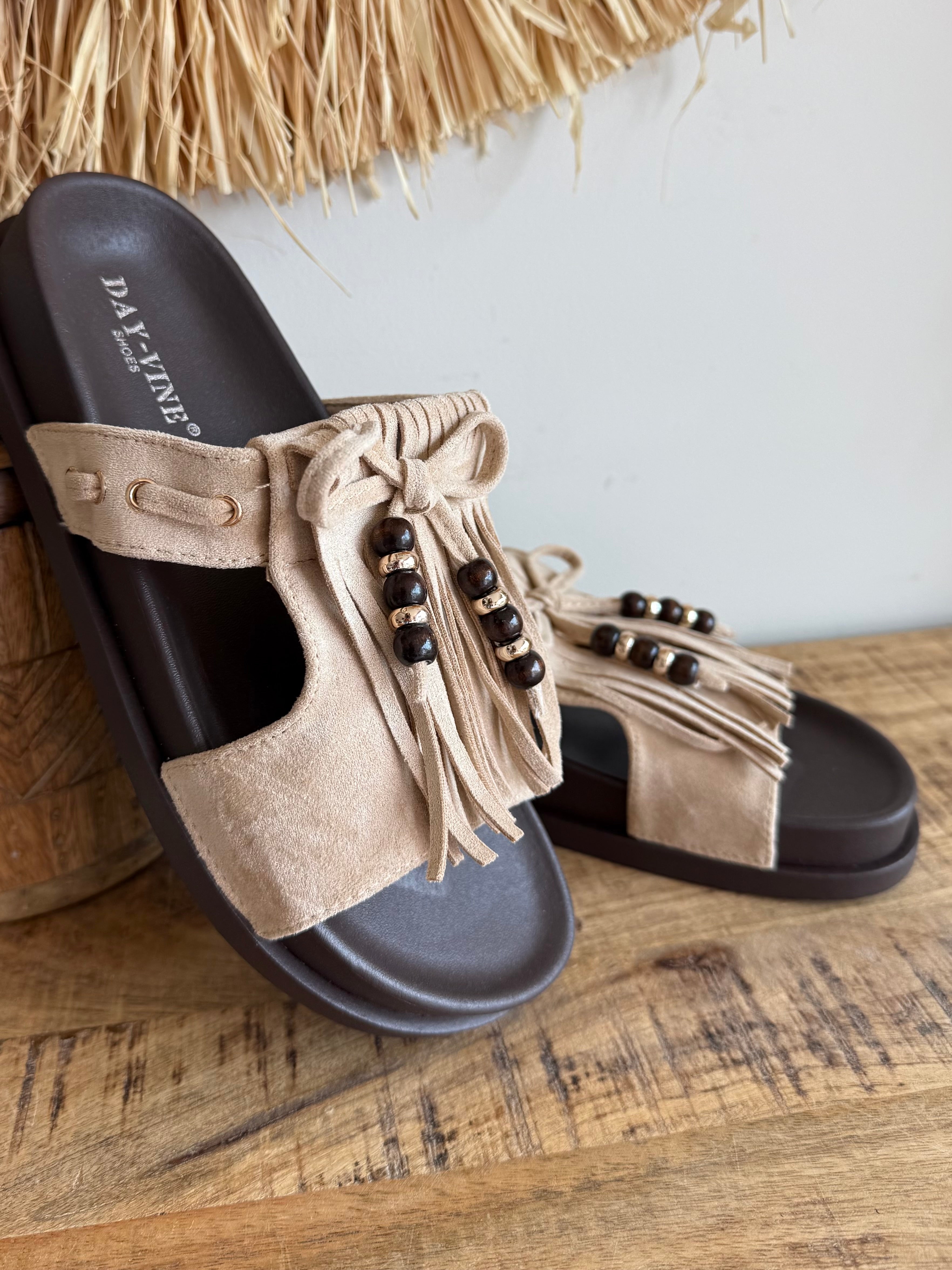 Sandalias Boho Flecos