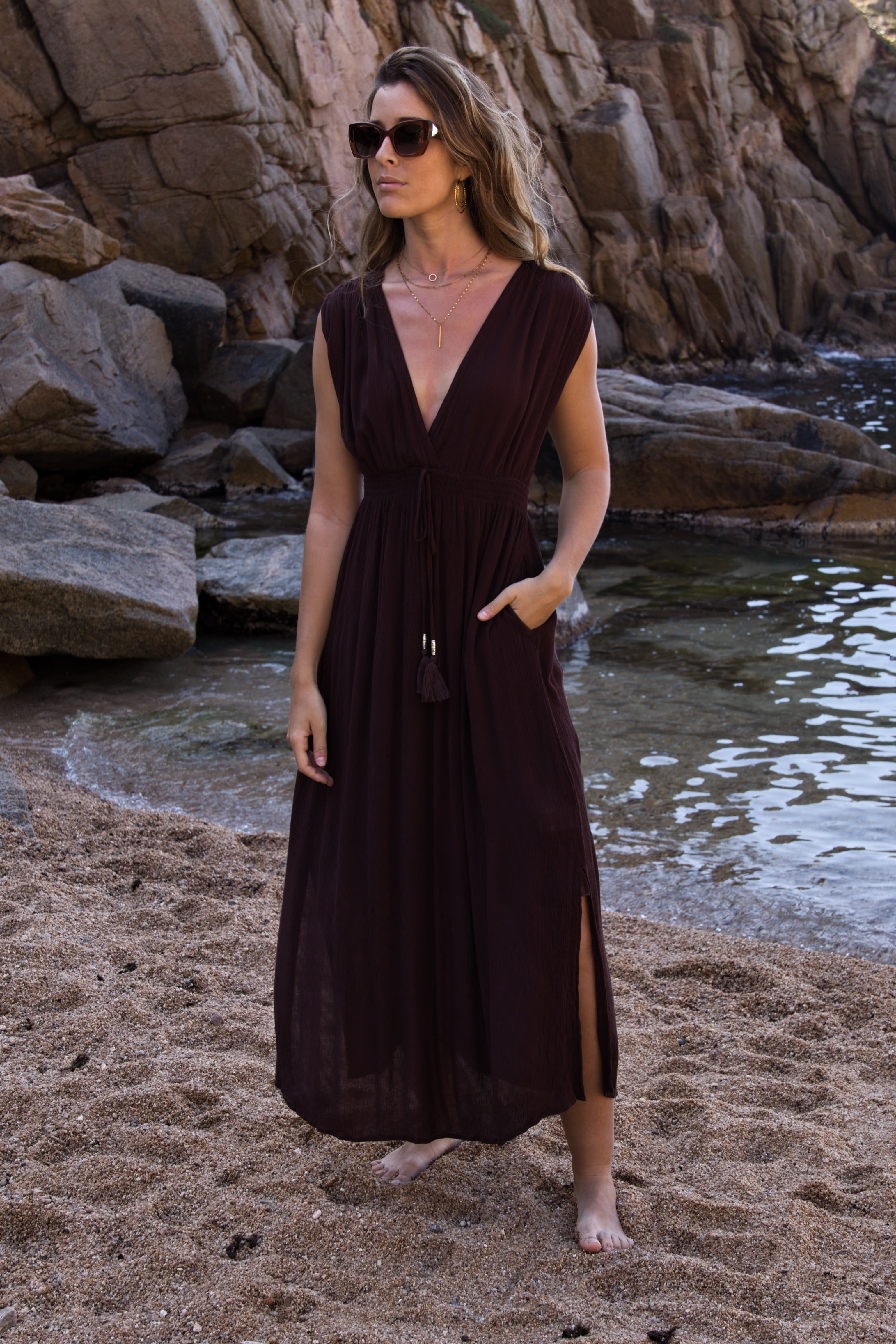 Fließendes Kleid Naturbrise