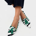REINA™ | MOCASSINI VERDE ZEBRA