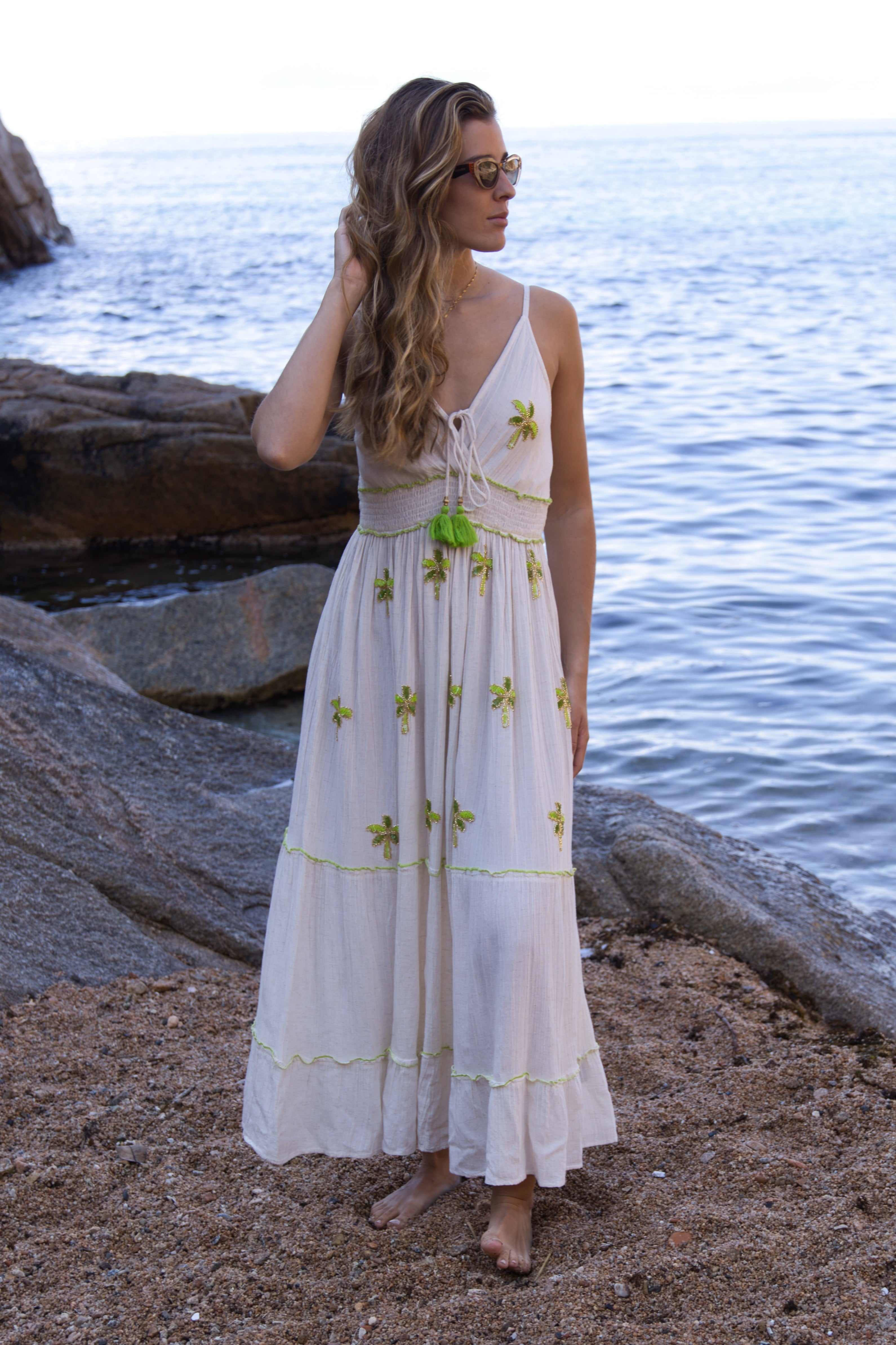 Langes Palm Beach Kleid