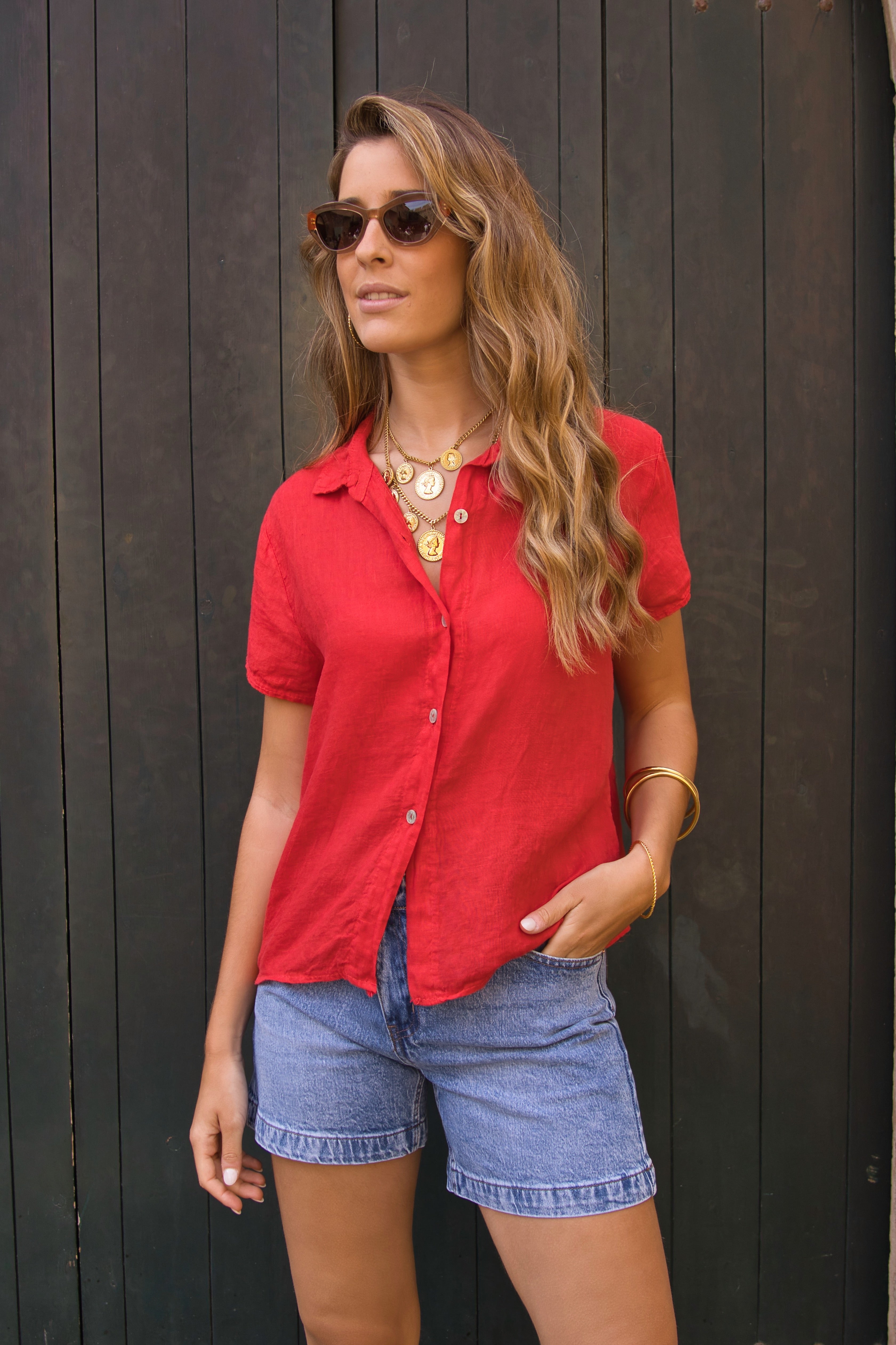 Camisa Lino Capri