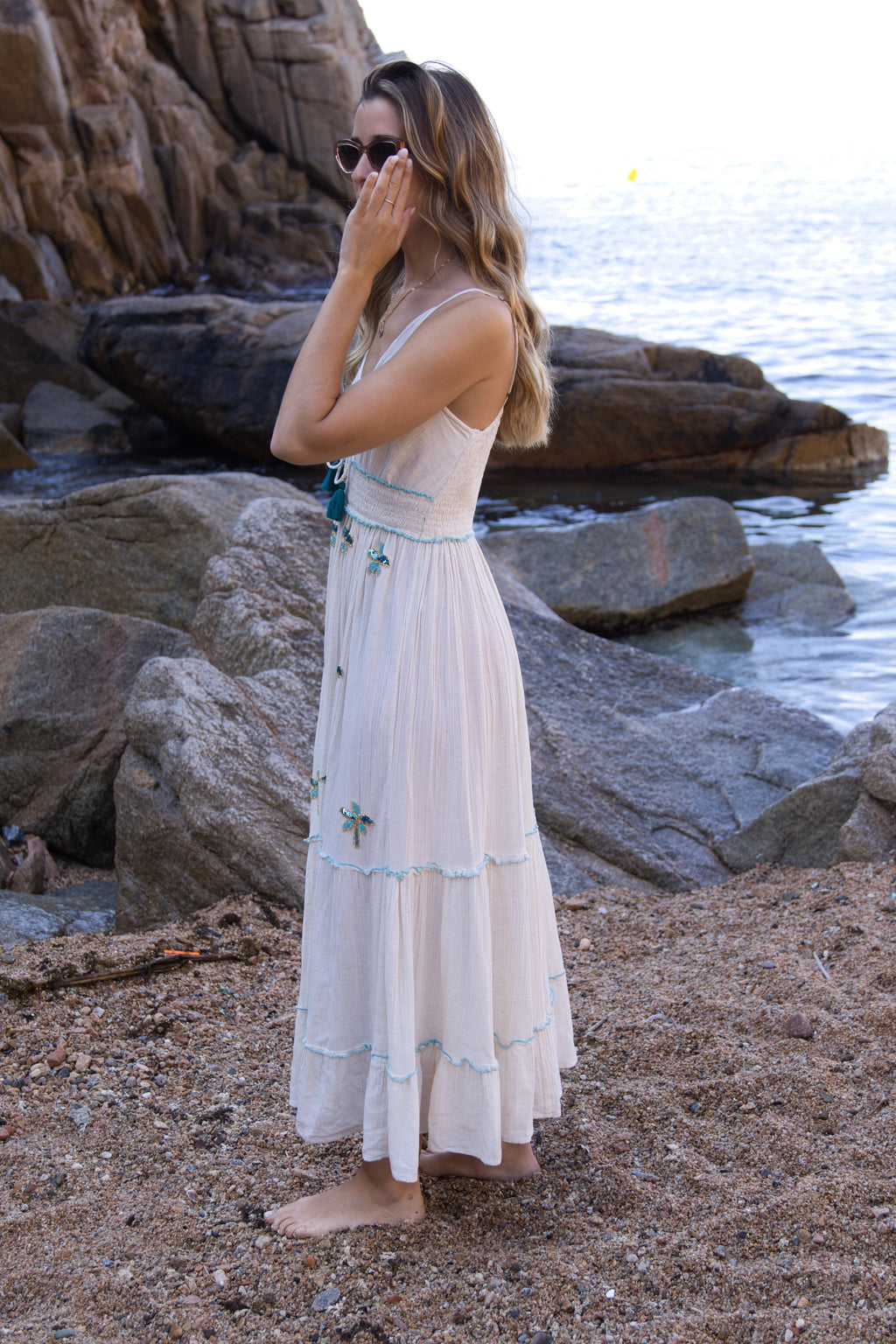 Langes Palm Beach Kleid