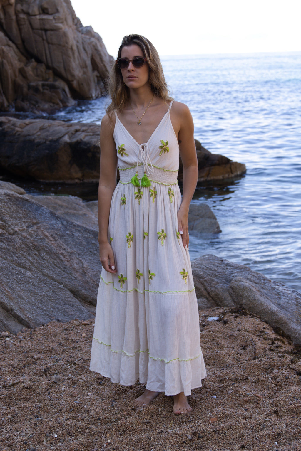 Langes Palm Beach Kleid