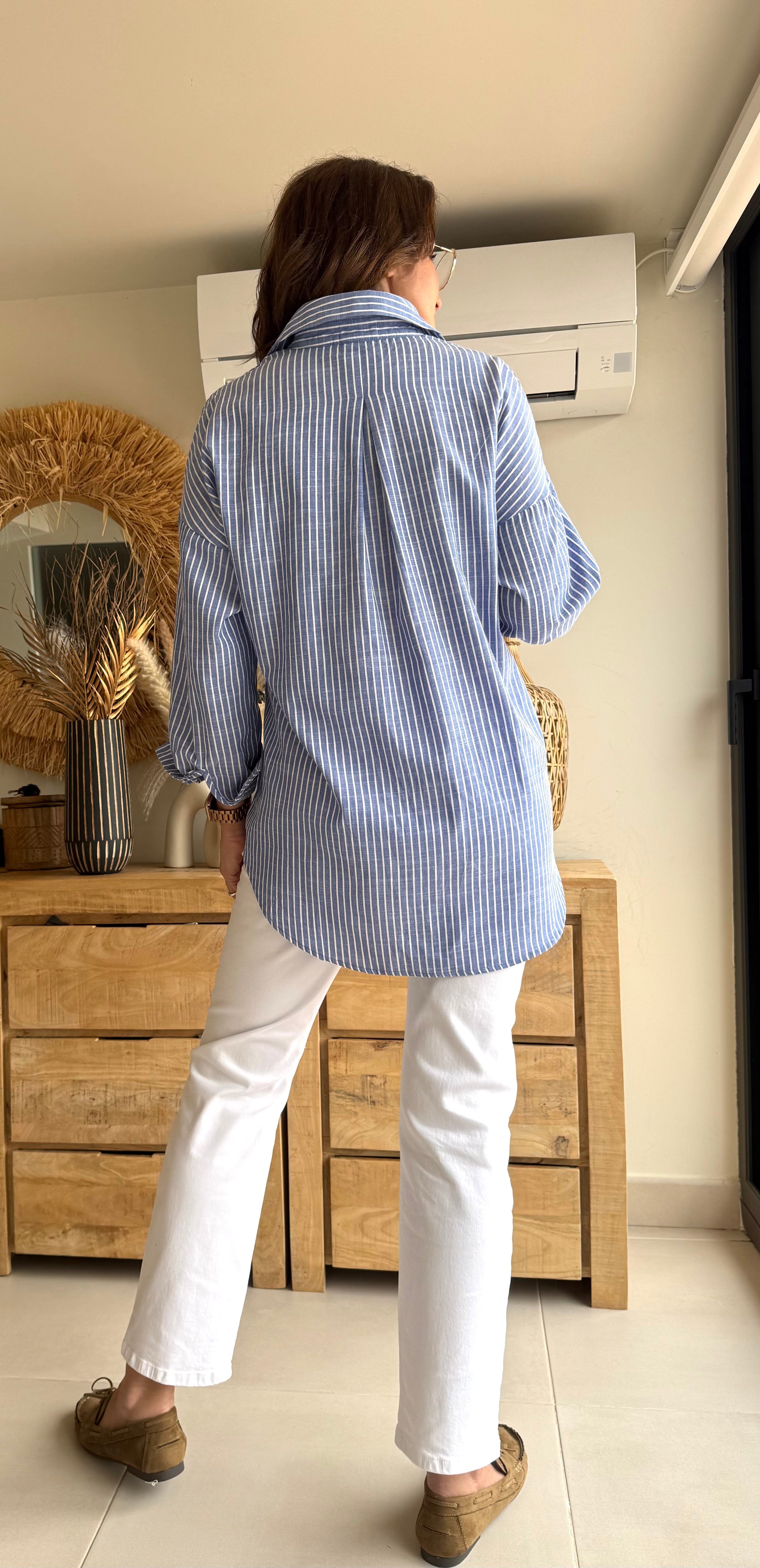 Camisa Capri Rayas