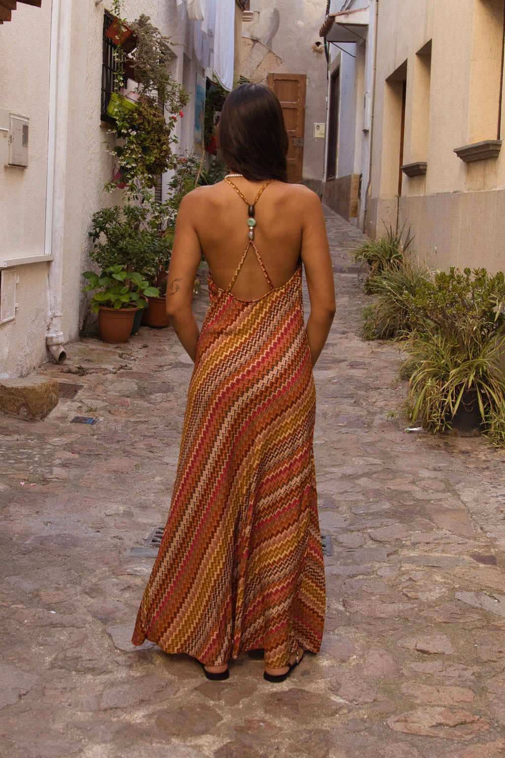 Kleid Sunset Zickzack